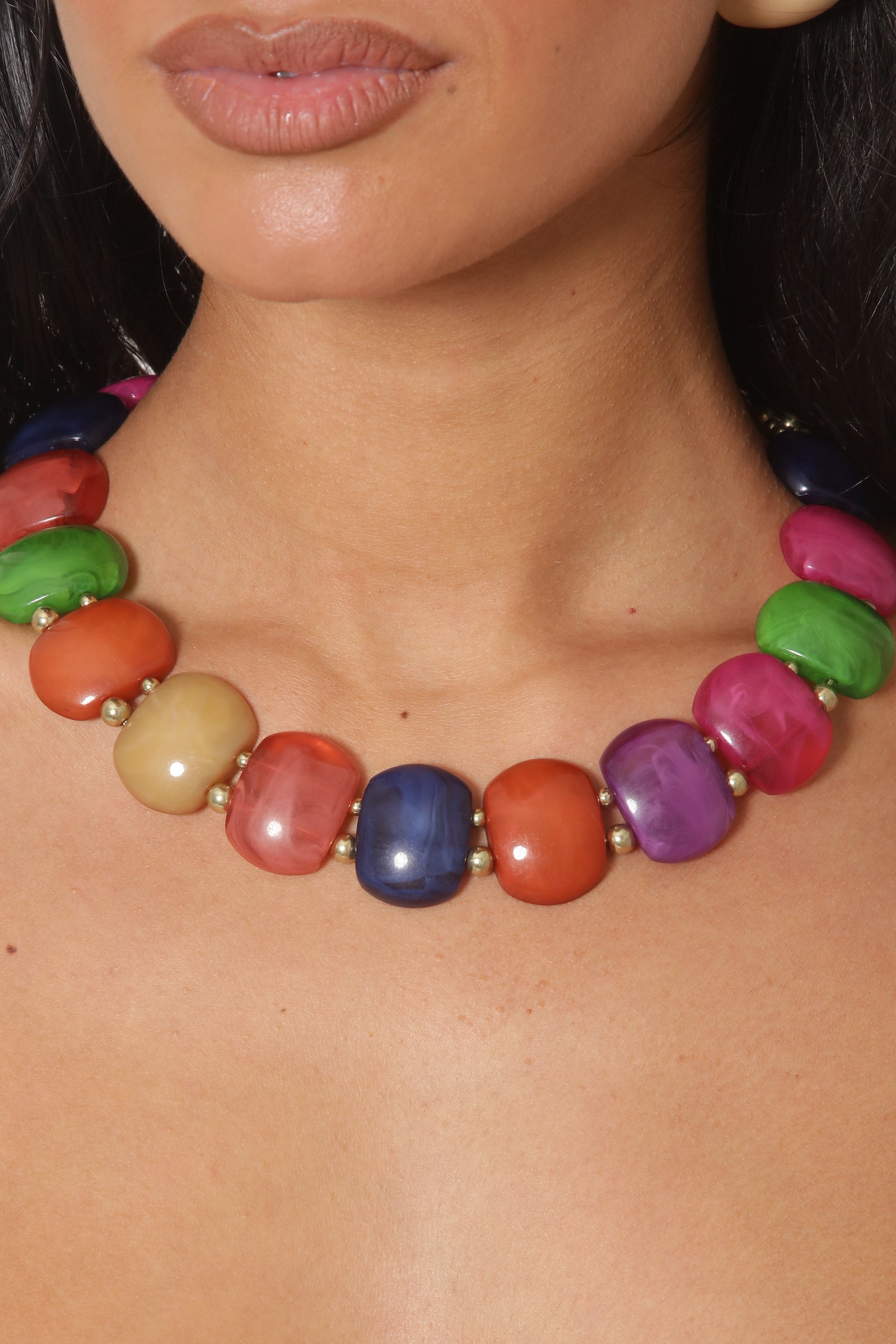 Girocollo Pietre Multicolore