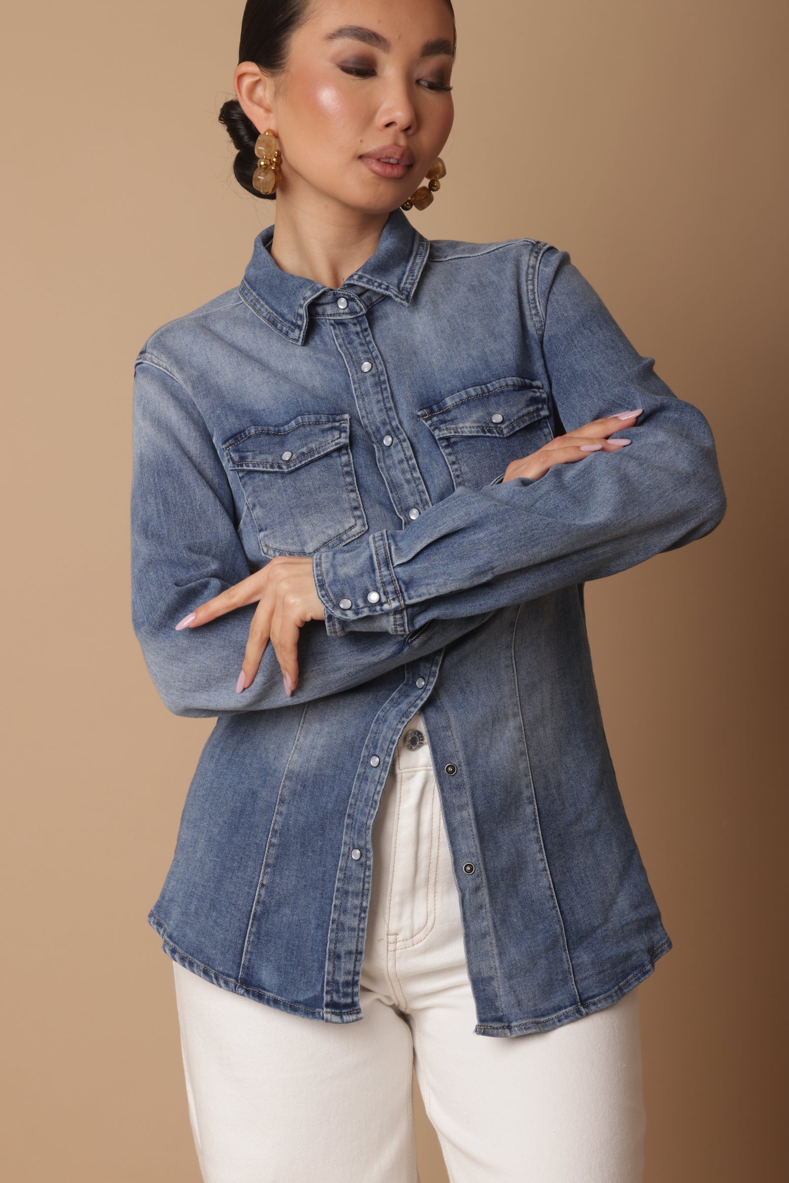 Camicia Denim Chiaro