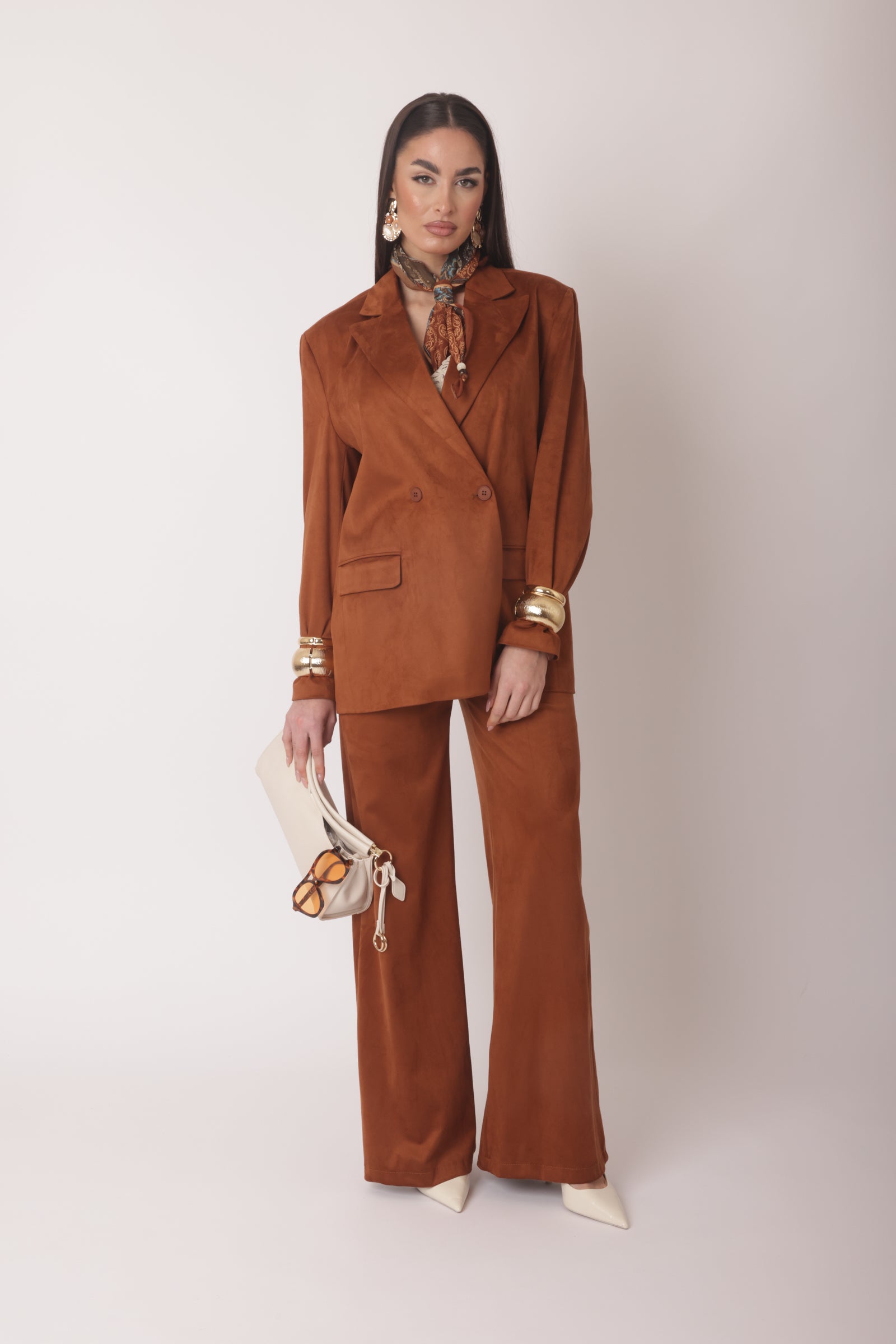 Pantalone Yvonne Tabacco
