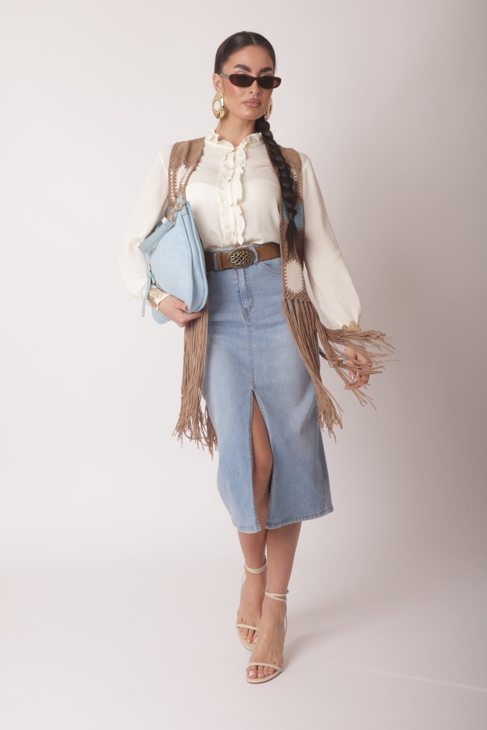 Gonna Denim Chiaro