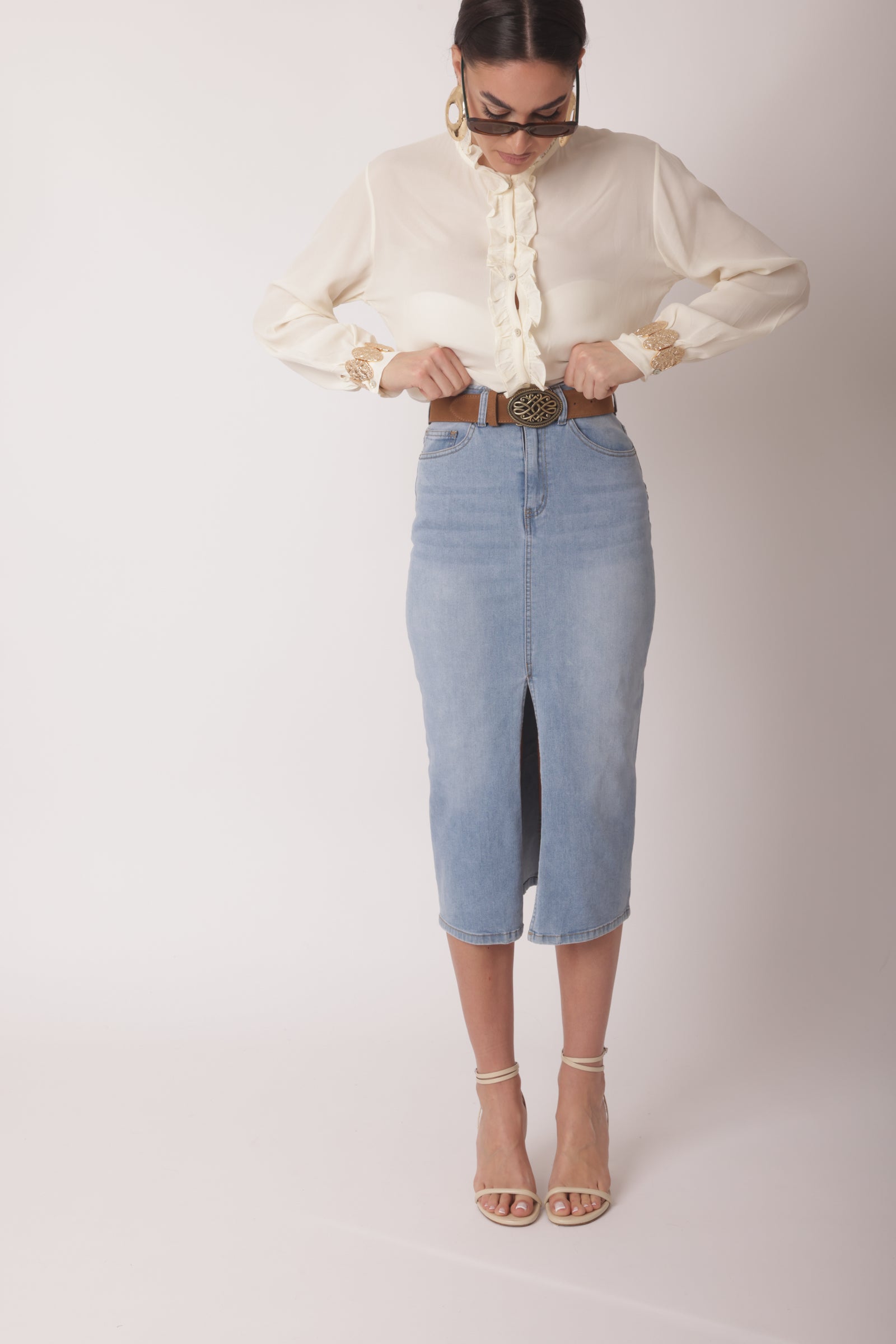 Gonna Denim Chiaro