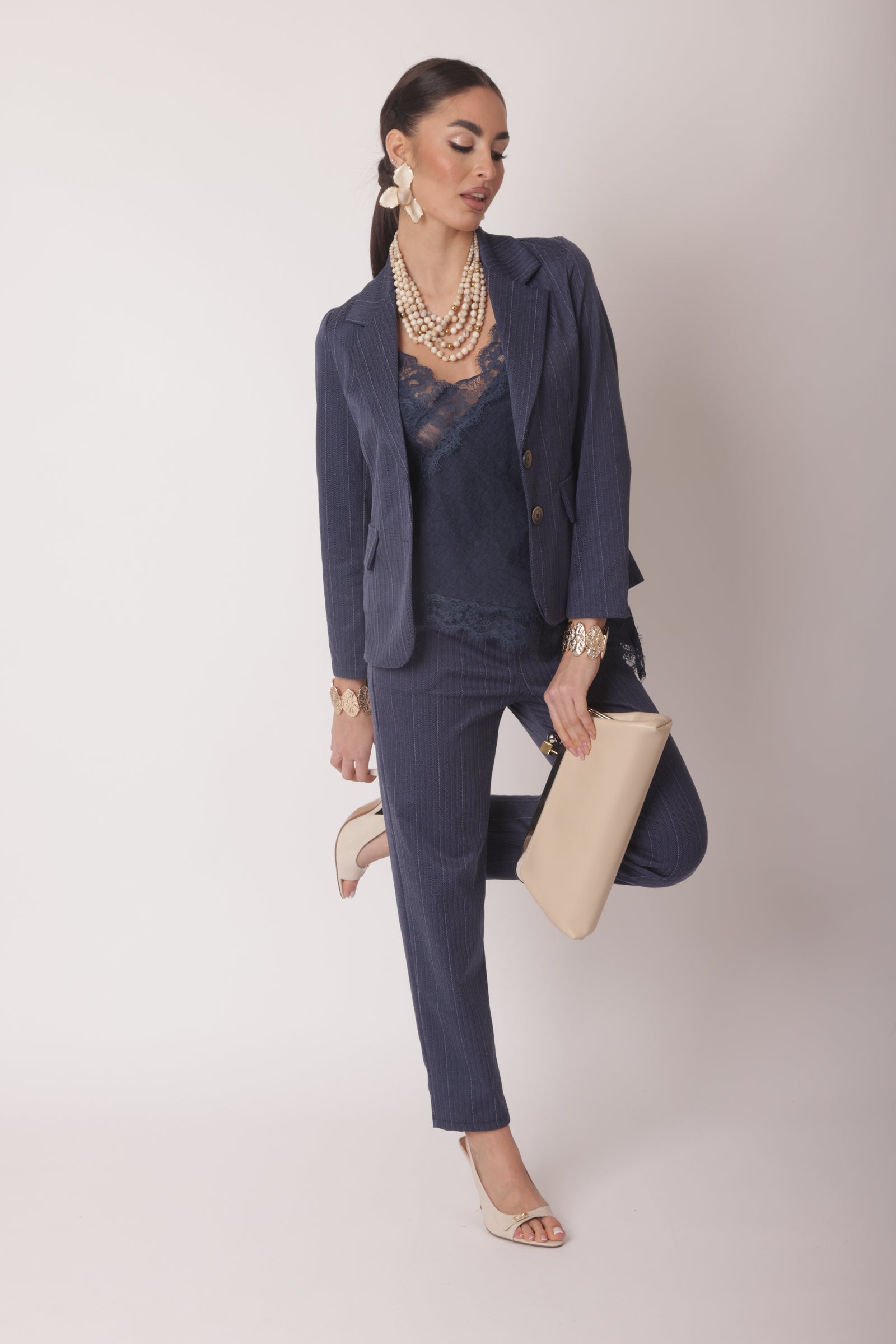 Pantalone Marika Blu