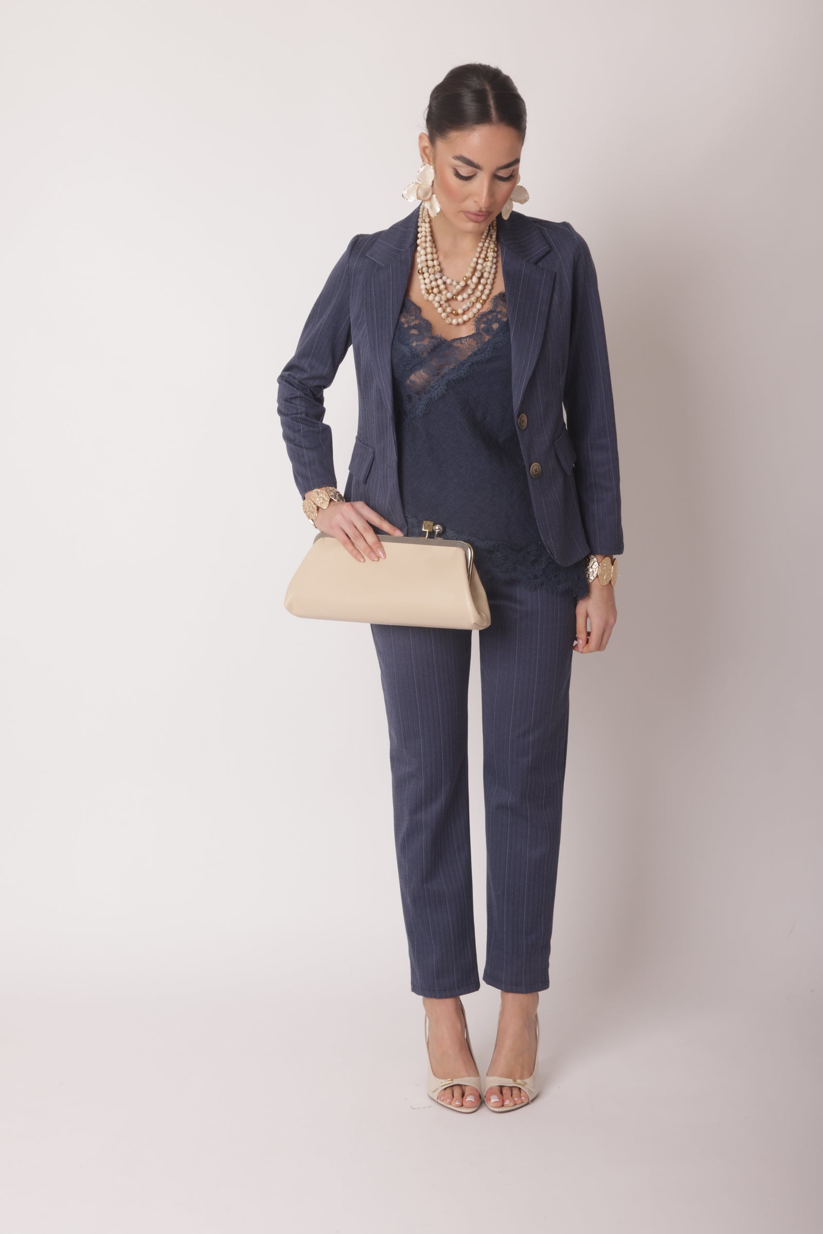 Pantalone Marika Blu
