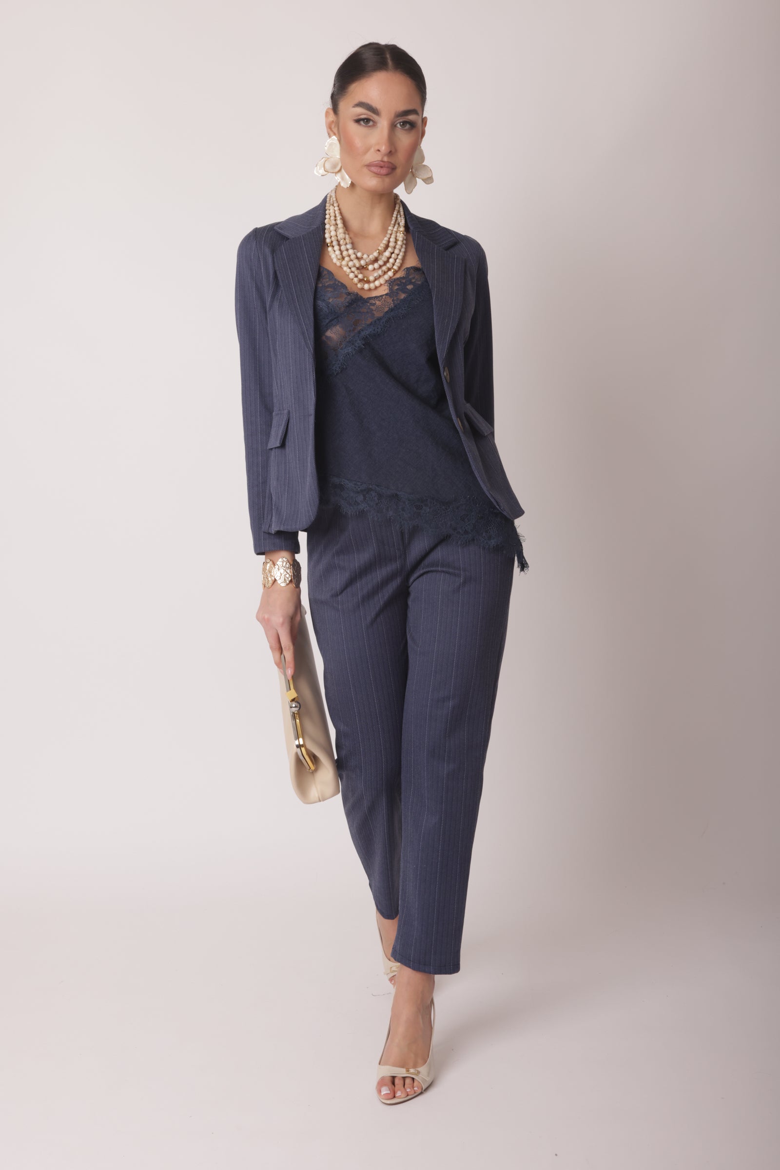Pantalone Marika Blu