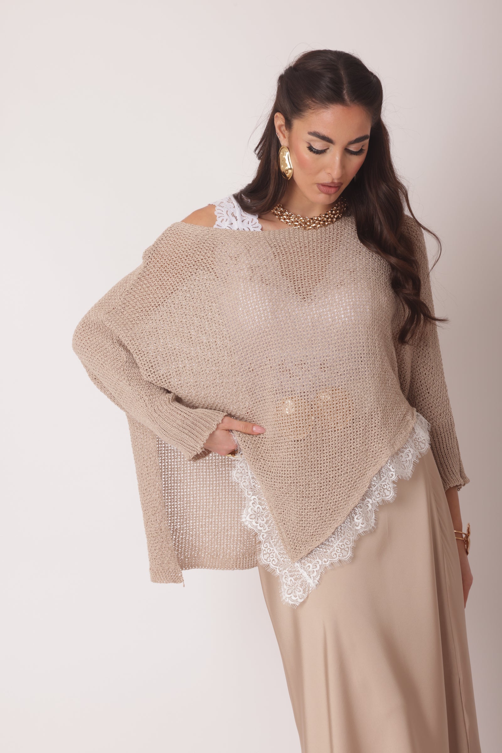Maglia Helena Beige