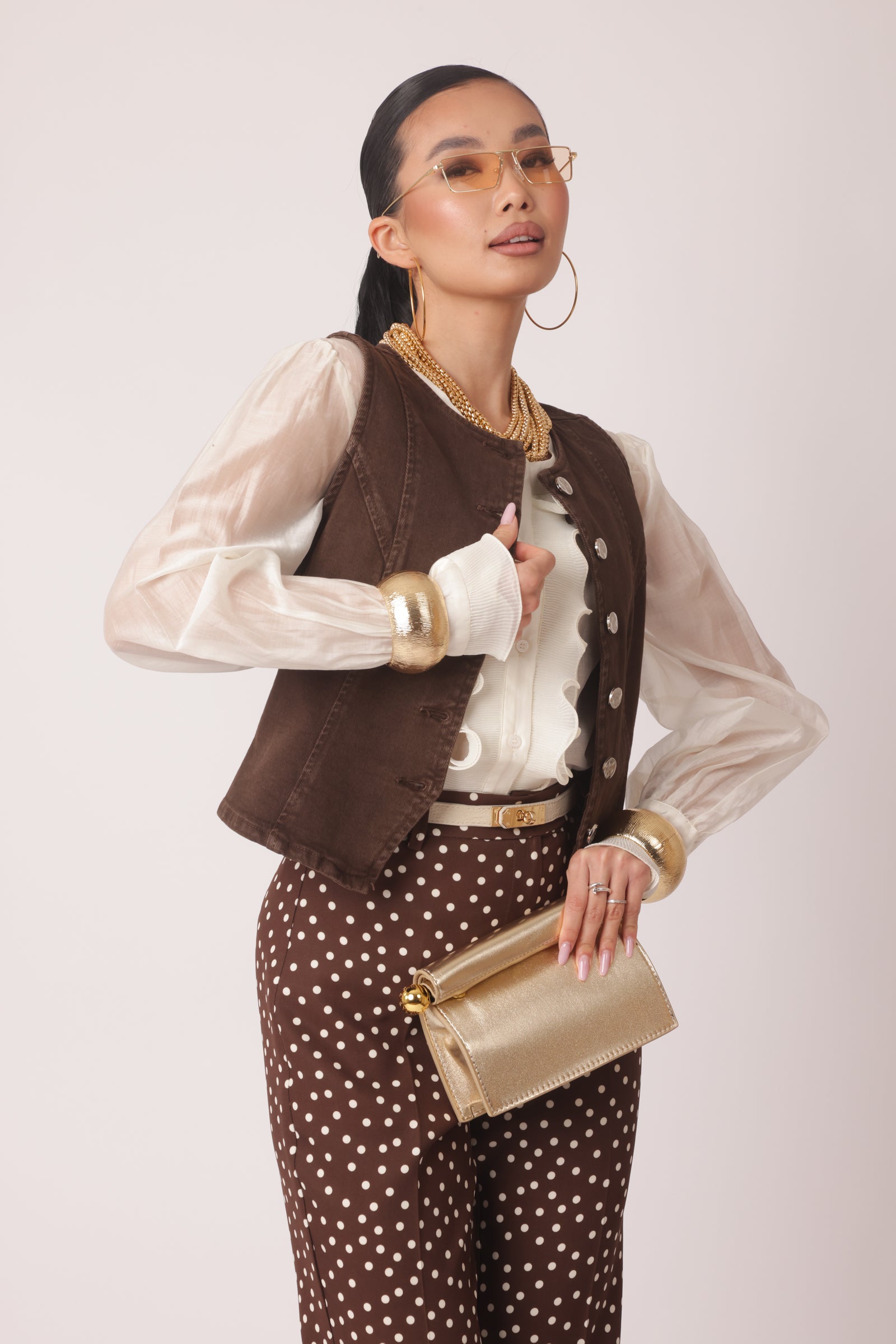 Gilet Malesia Testa Di Moro