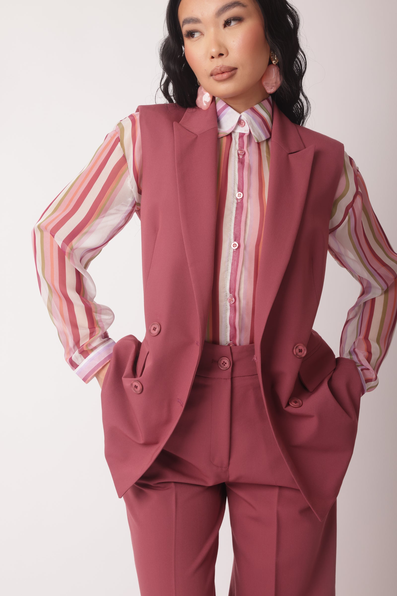 Gilet Office Rosa Pepe