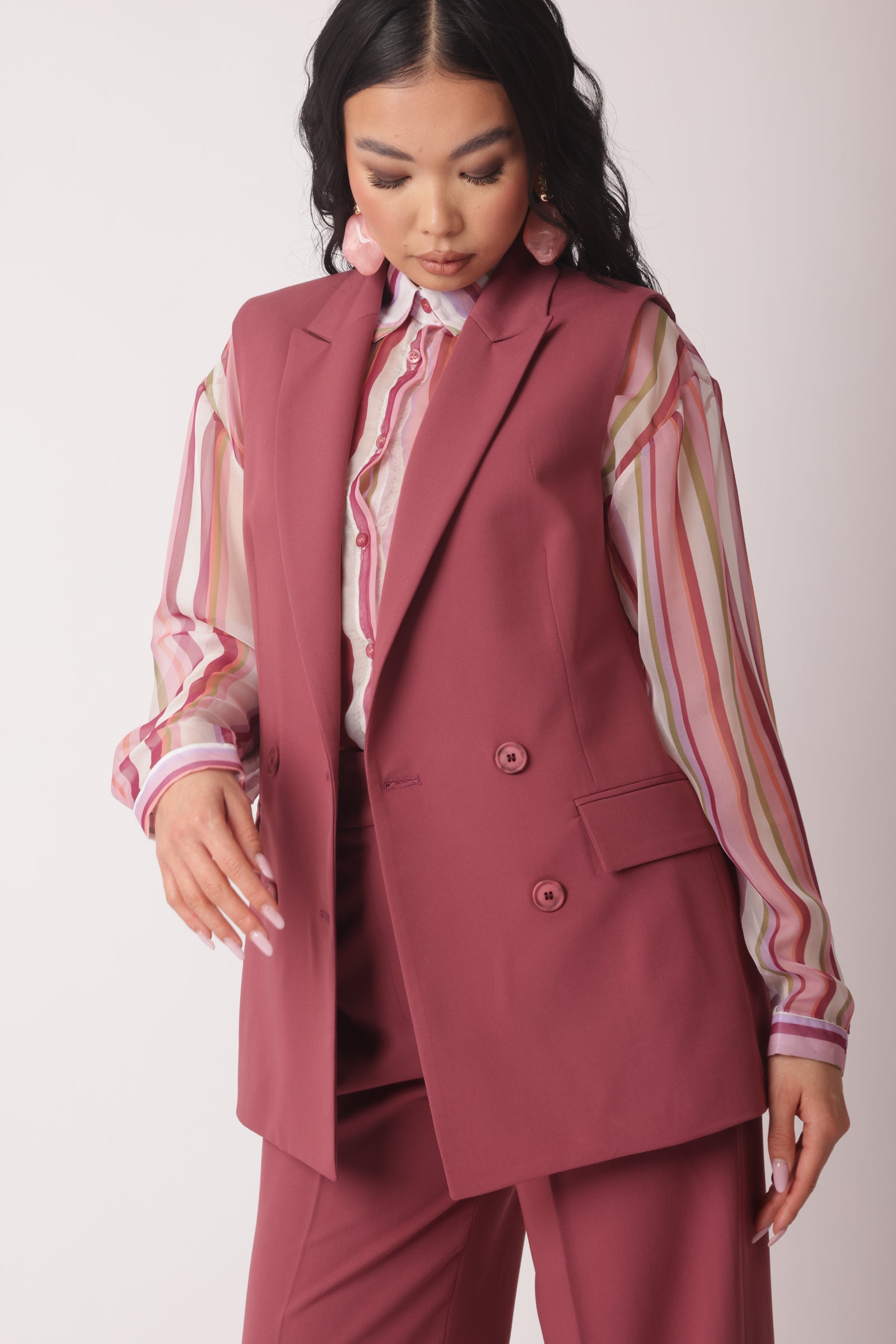 Gilet Office Rosa Pepe