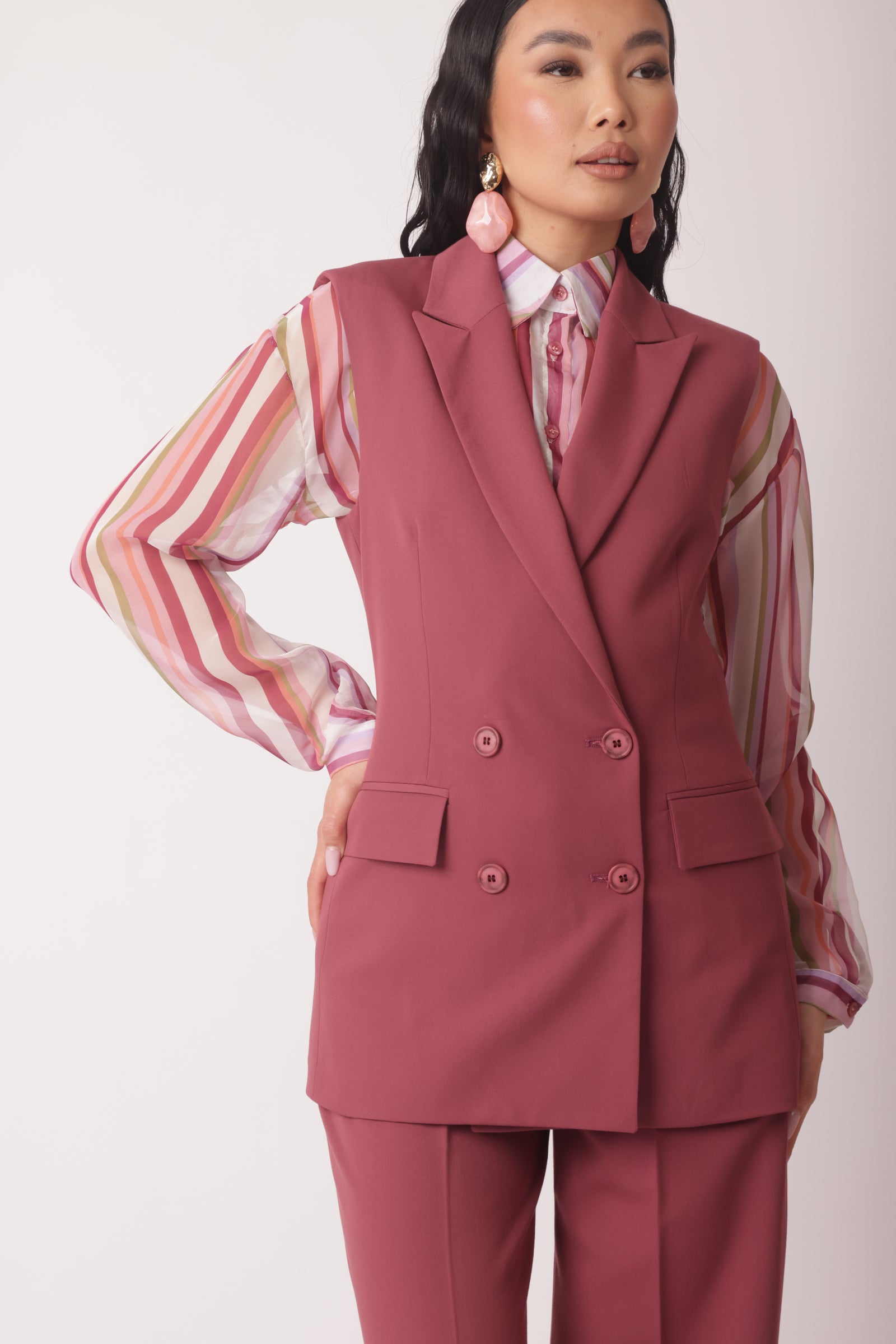 Gilet Office Rosa Pepe