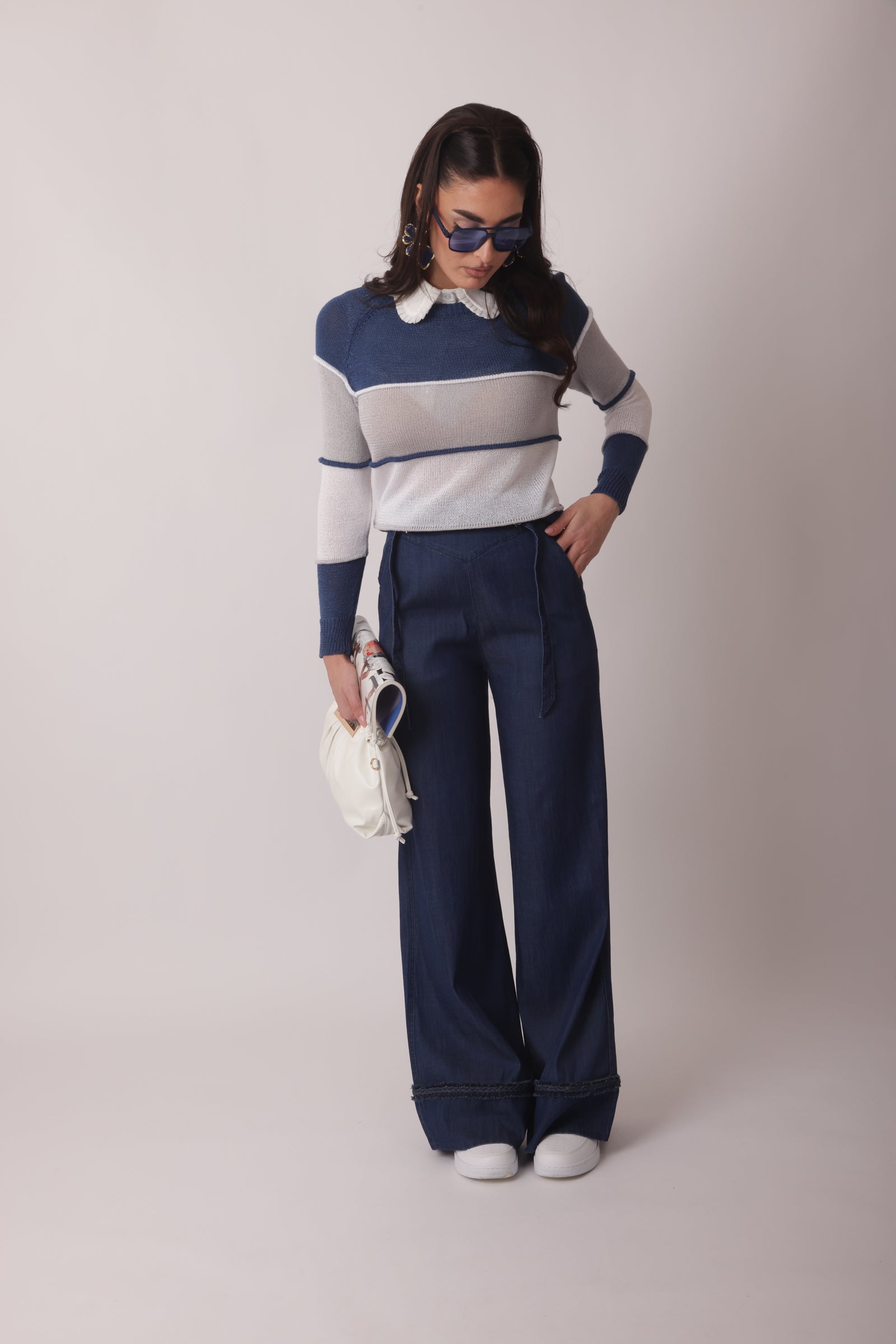 Pantalone Hip Hop Denim Scuro