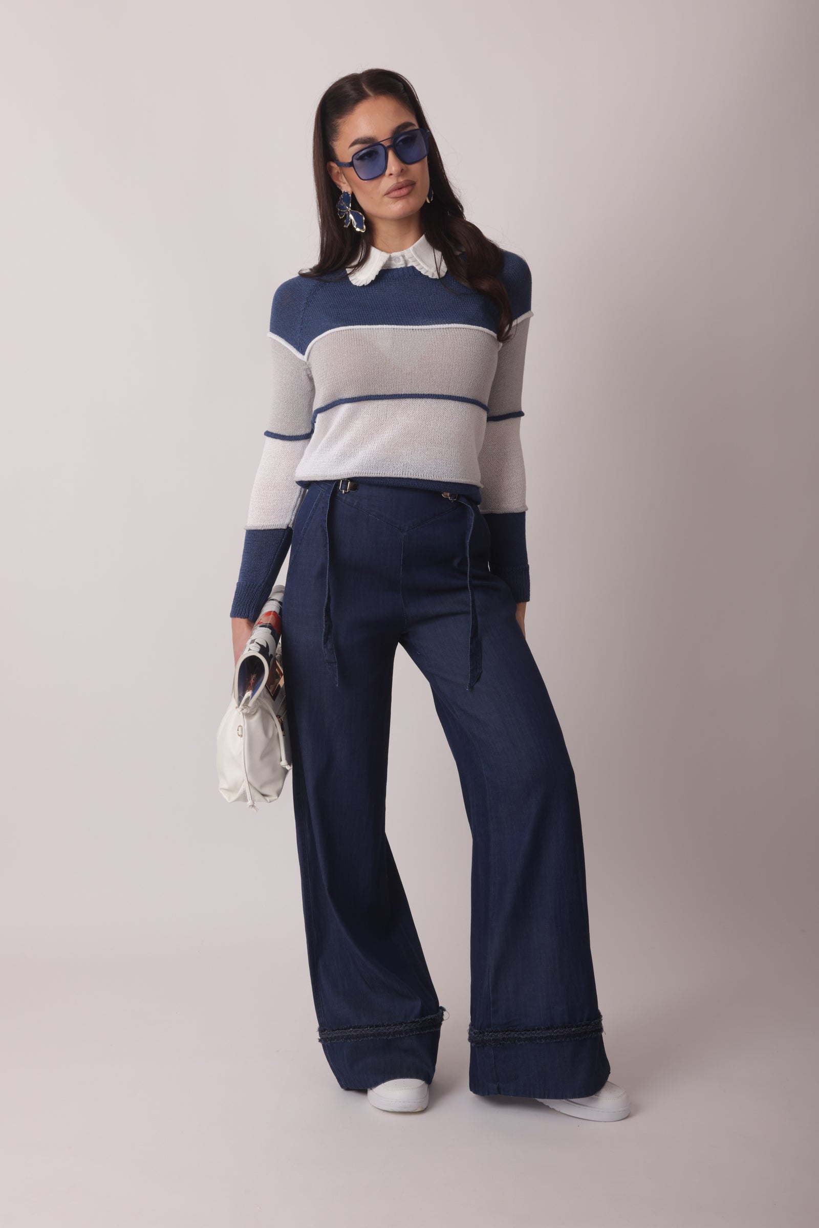 Pantalone Hip Hop Denim Scuro