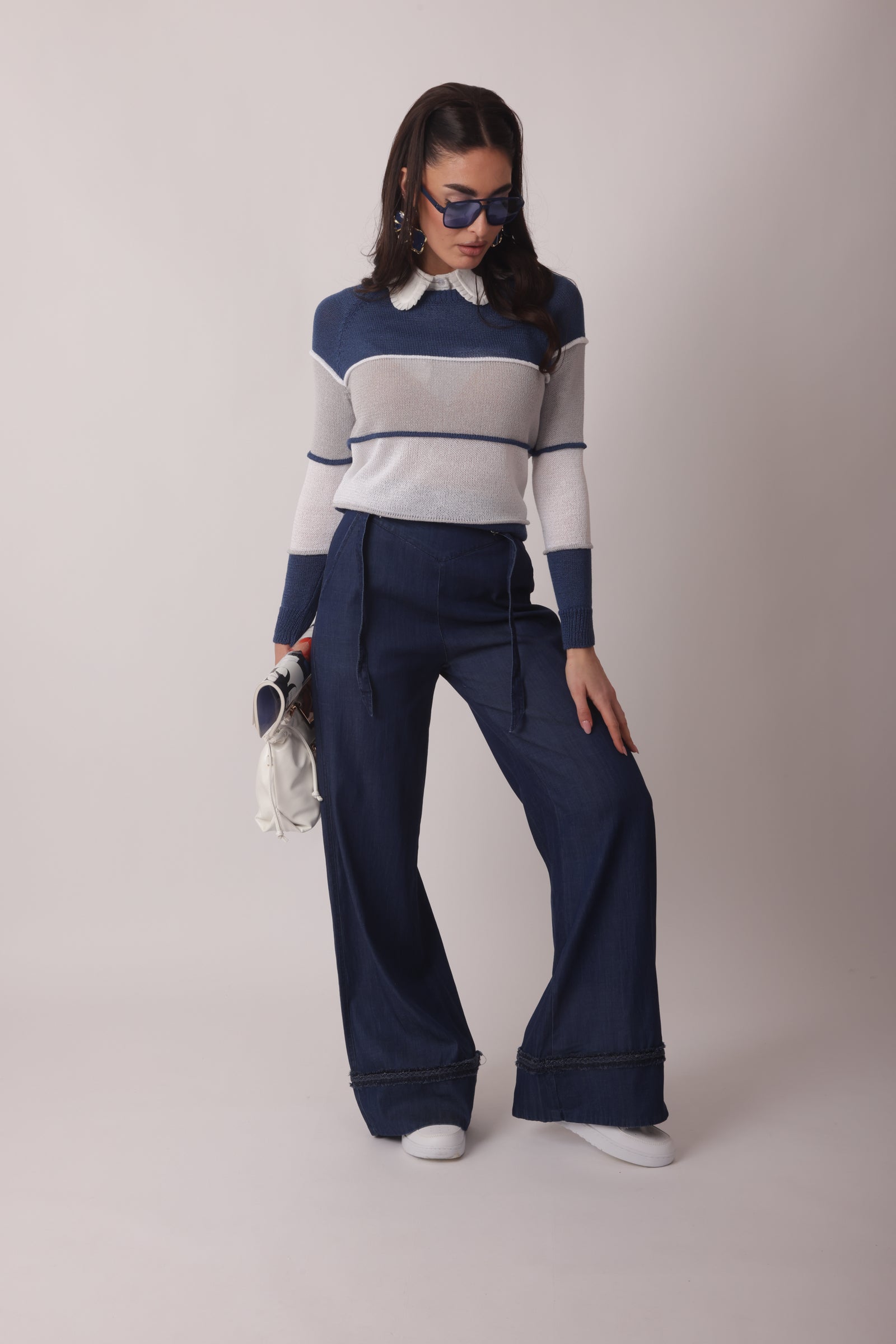 Pantalone Hip Hop Denim Scuro
