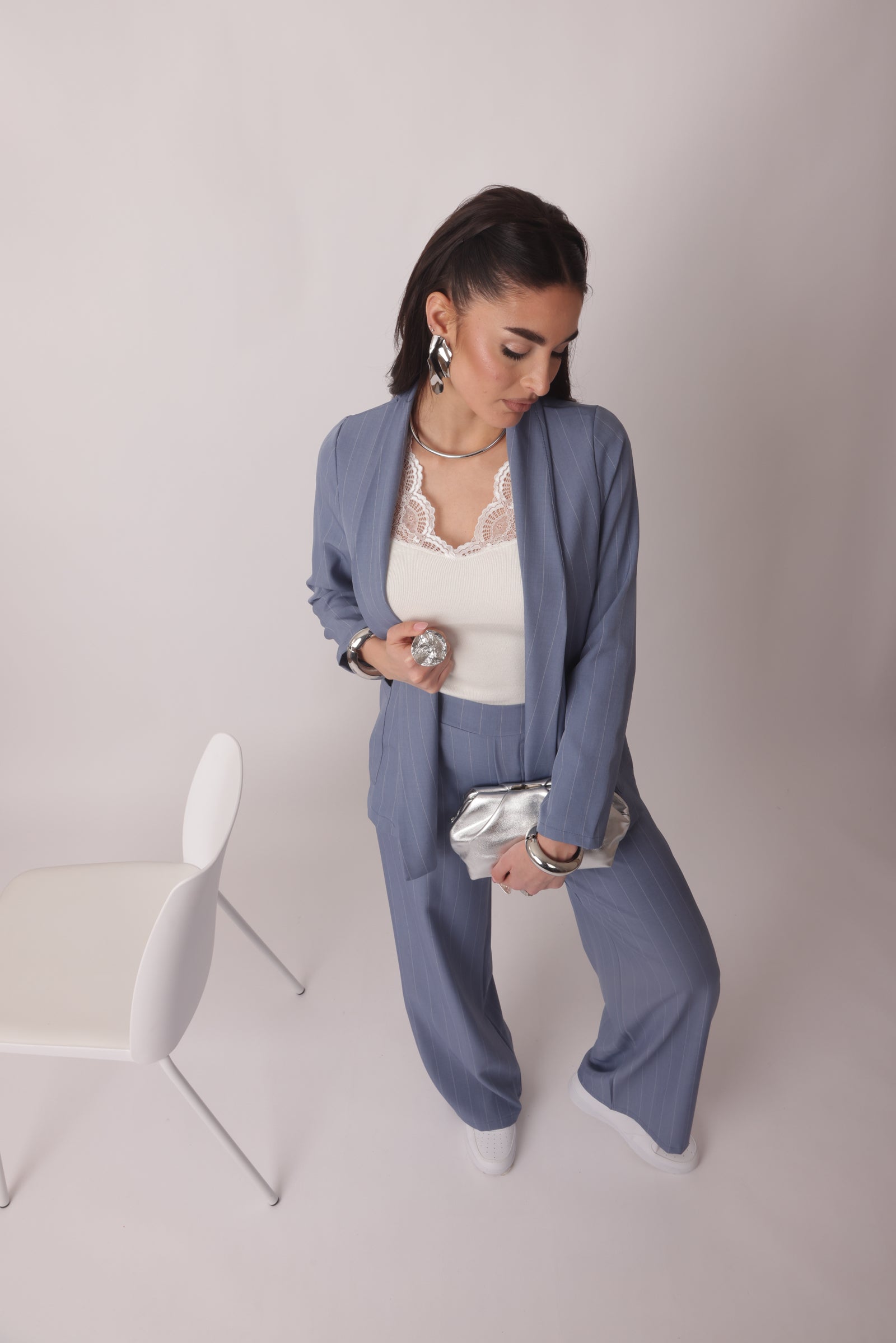 Pantalone Gessato Lucy Avion