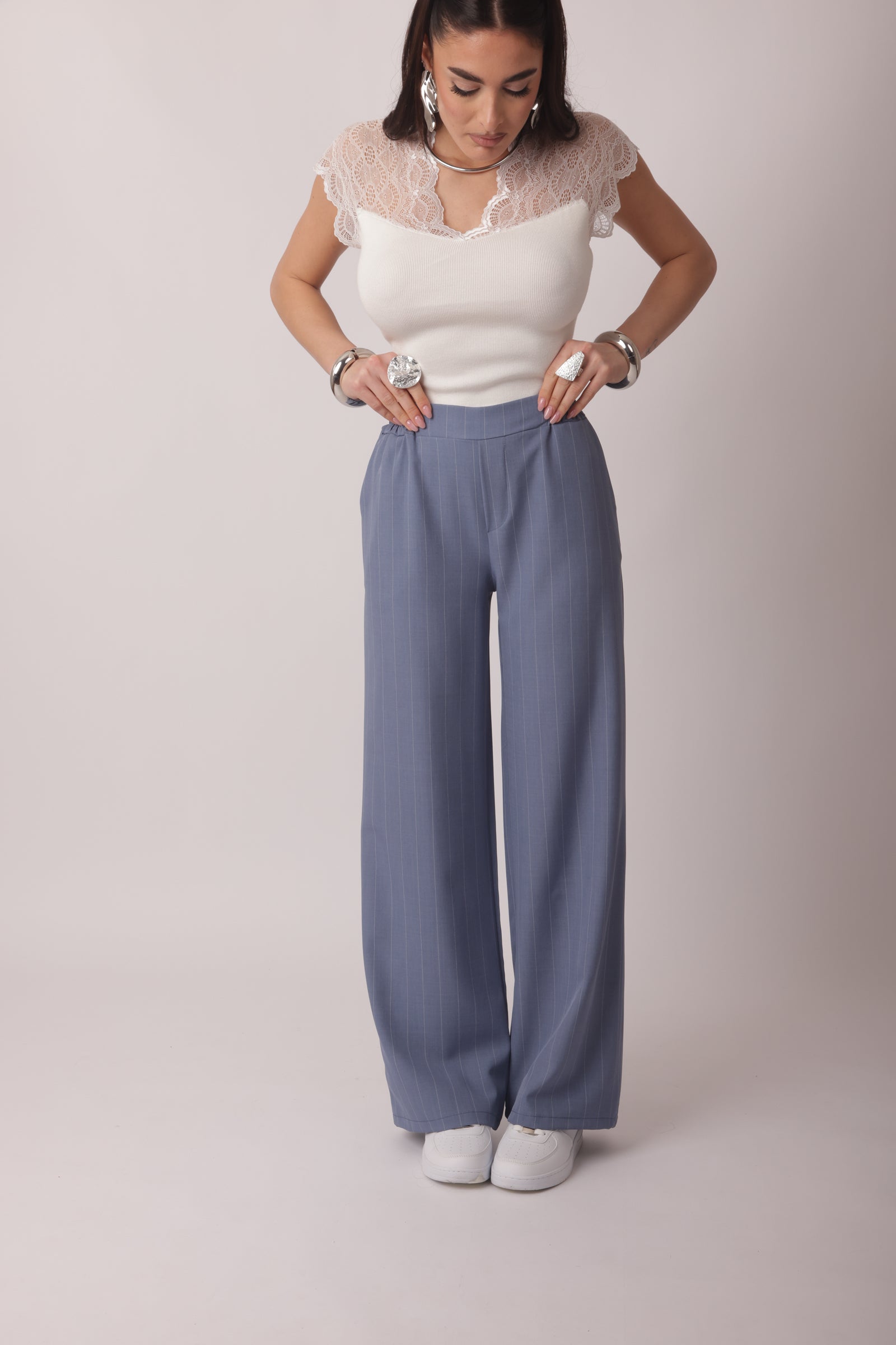 Pantalone Gessato Lucy Avion