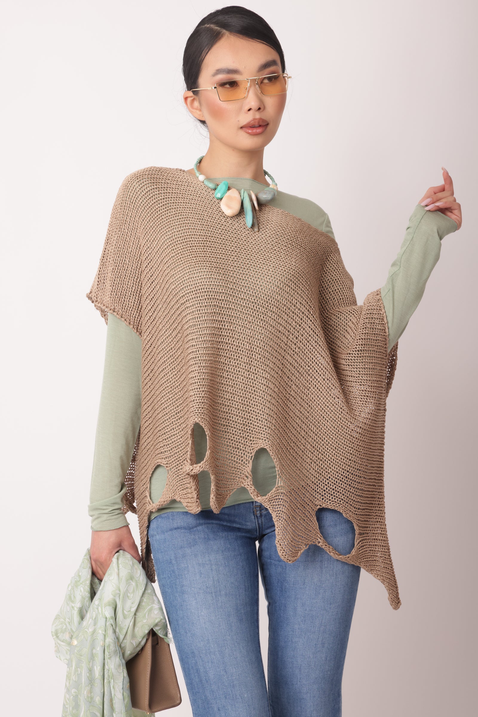 Maglia Filo North Fango