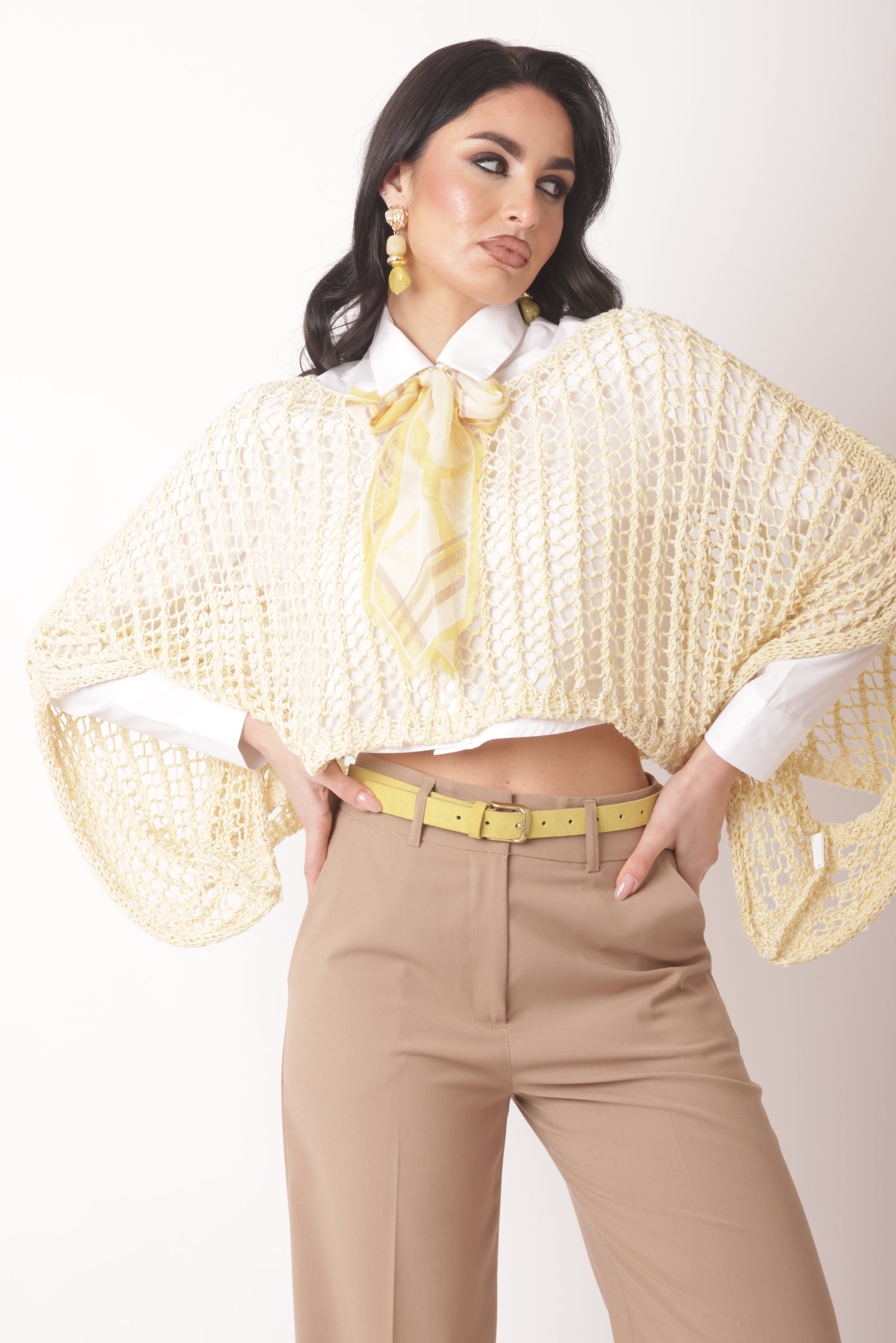 Maglia Filo Luna Giallo