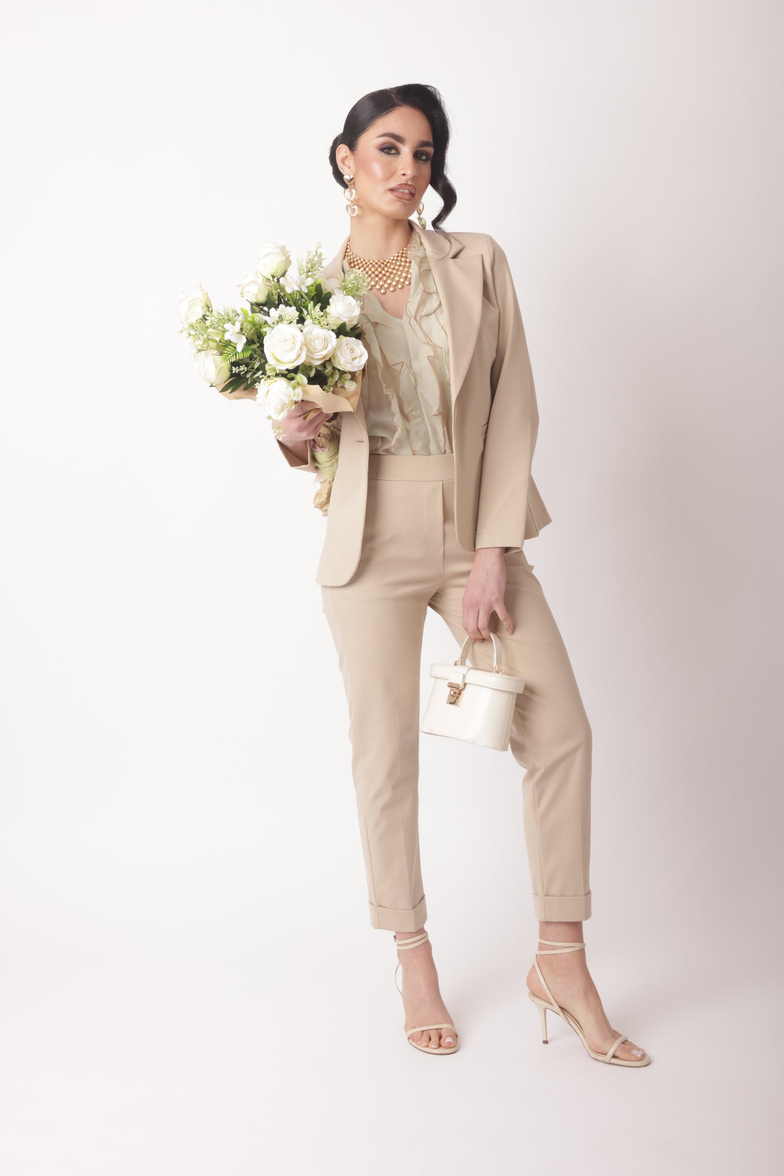 Pantalone Punto Milano Capri-Sporty Beige