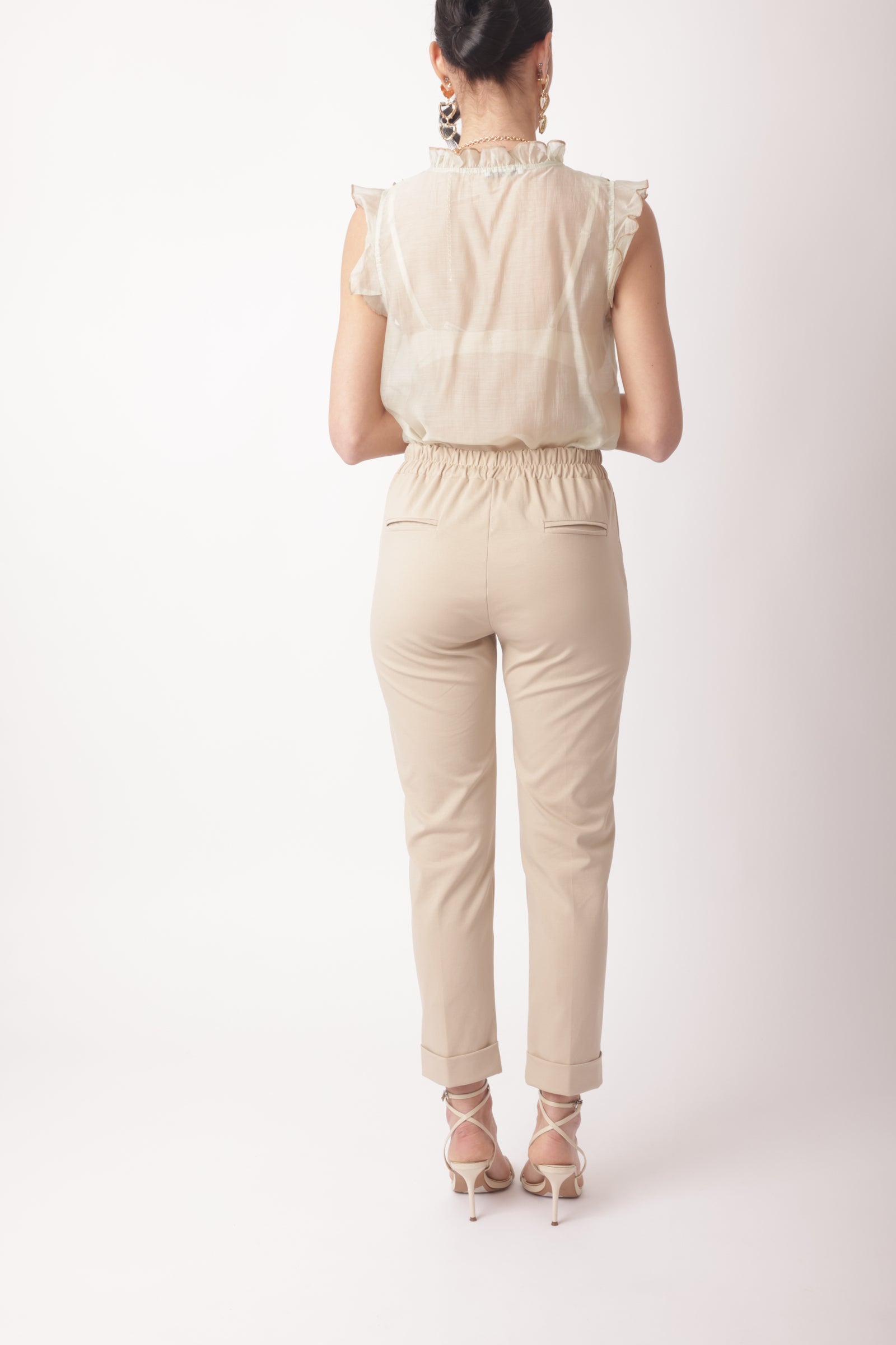Pantalone Punto Milano Capri-Sporty Beige