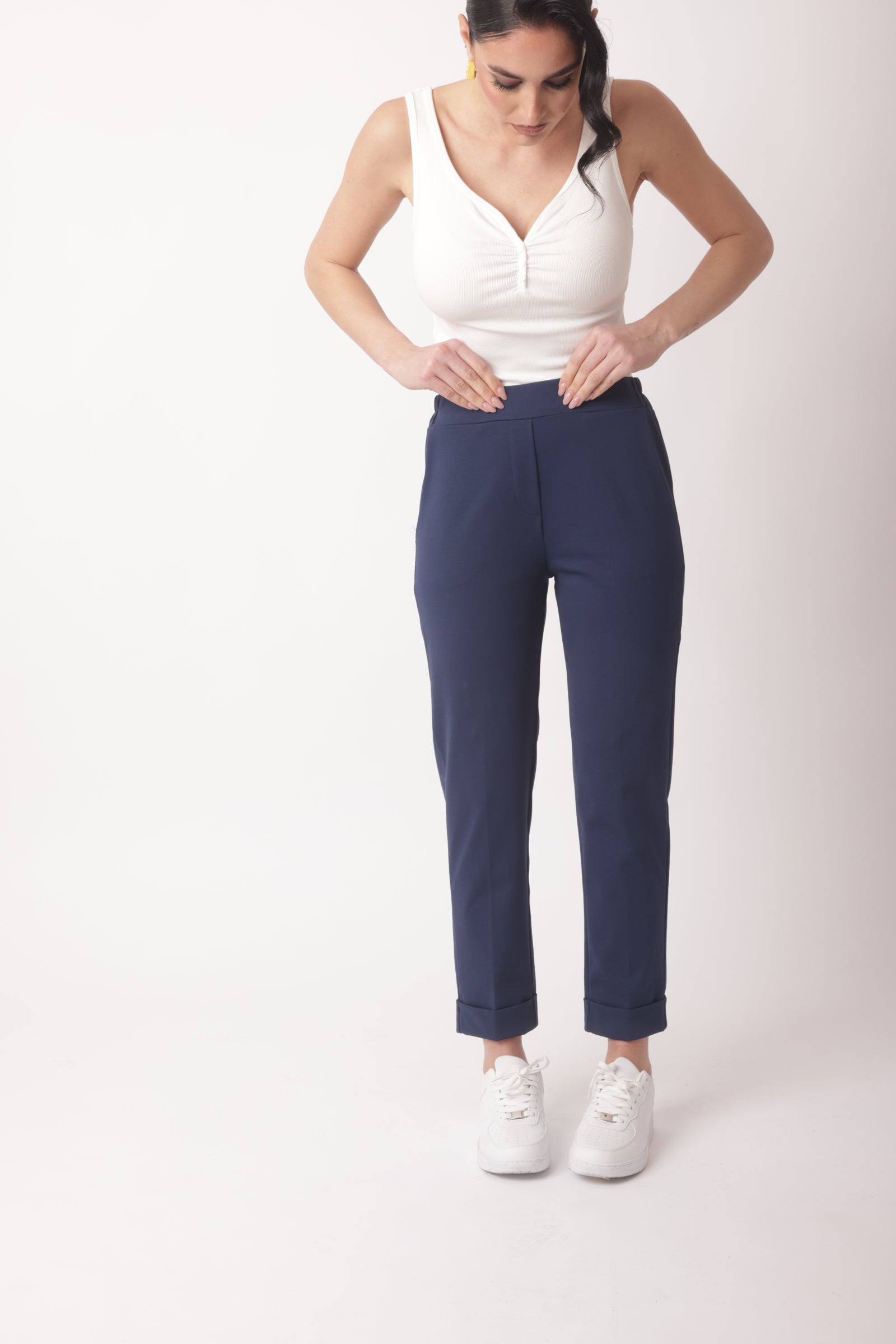Pantalone Punto Milano Capri-Sporty Blu