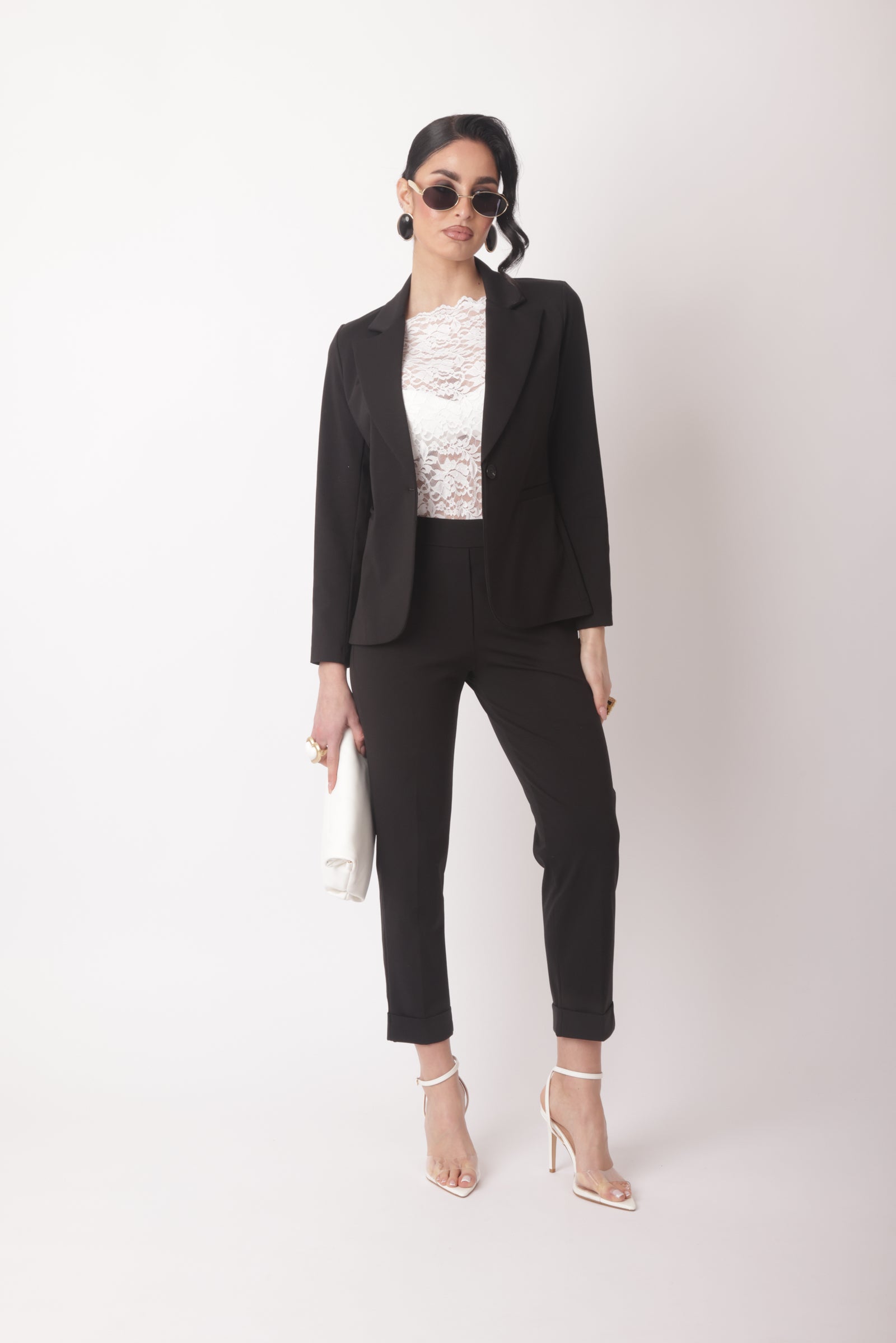 Pantalone Punto Milano Capri-Sporty Nero