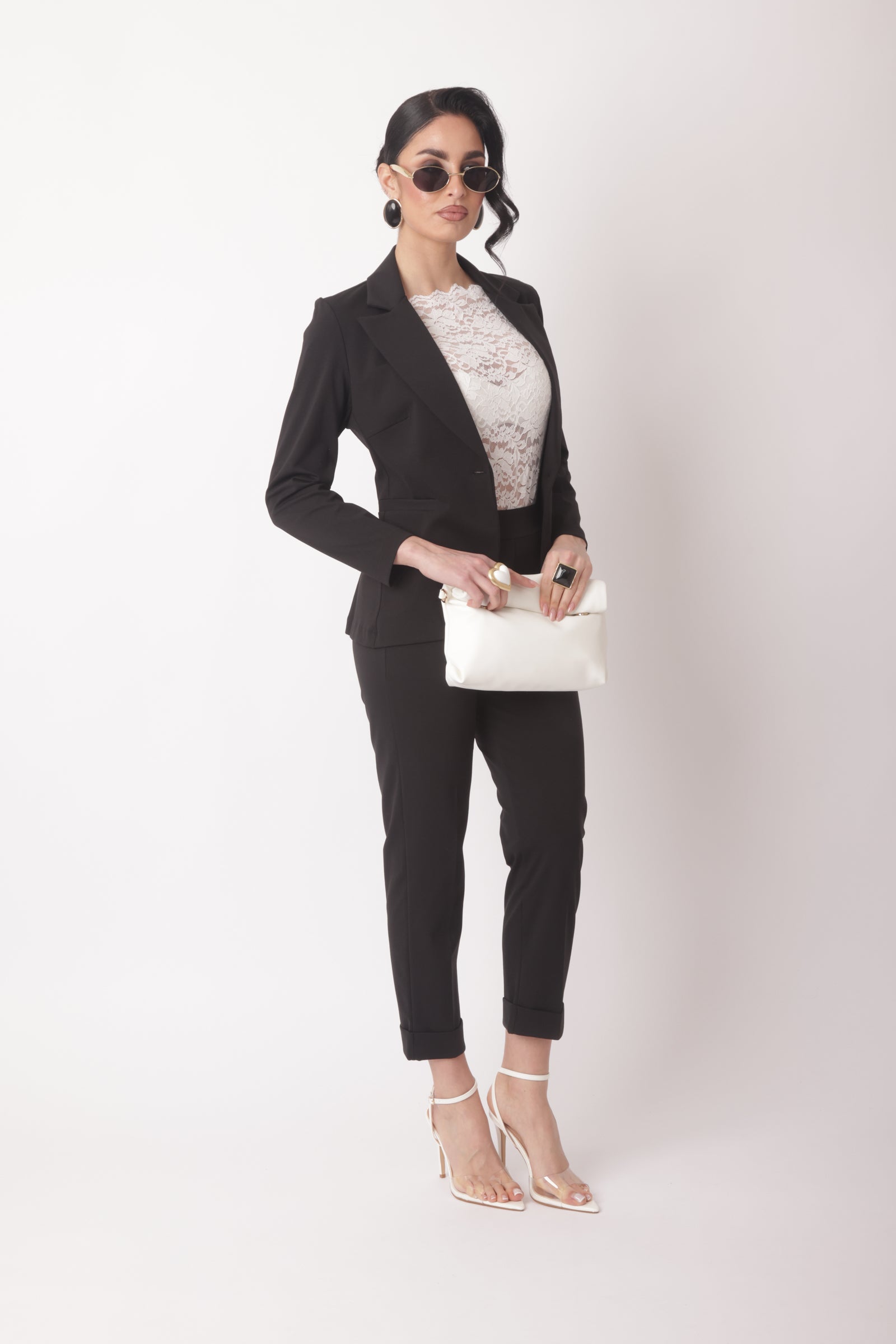 Pantalone Punto Milano Capri-Sporty Nero