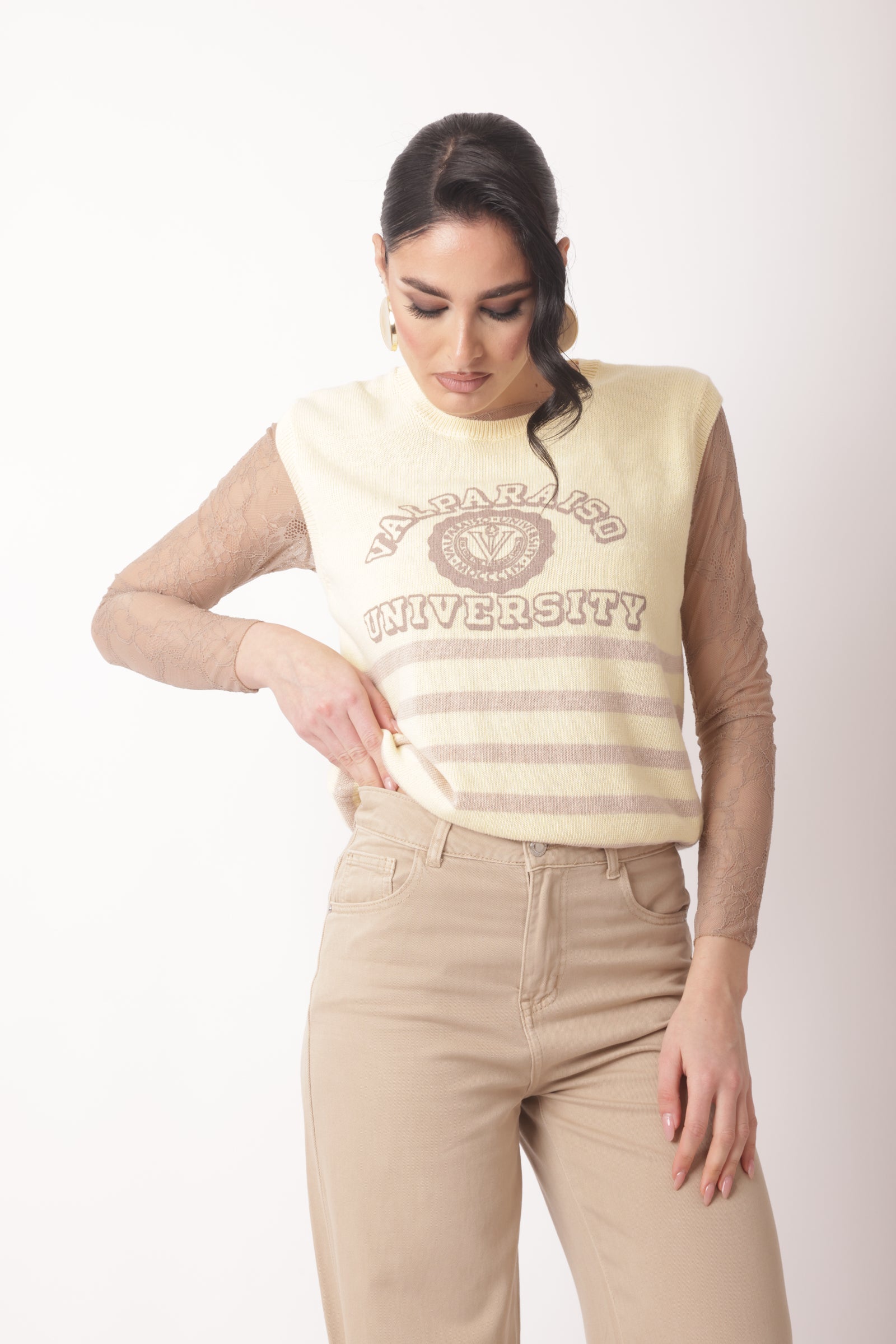 Gilet Filo University Giallo