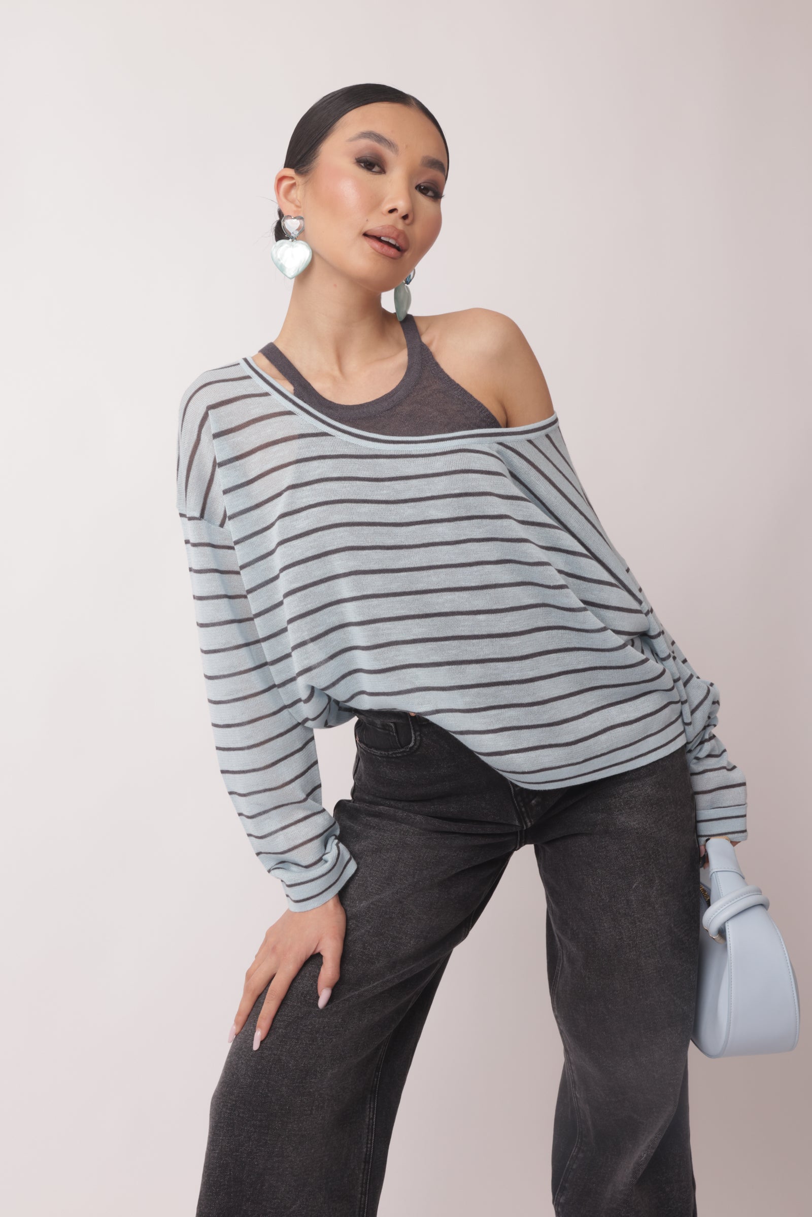 Maglia Sofia Celeste