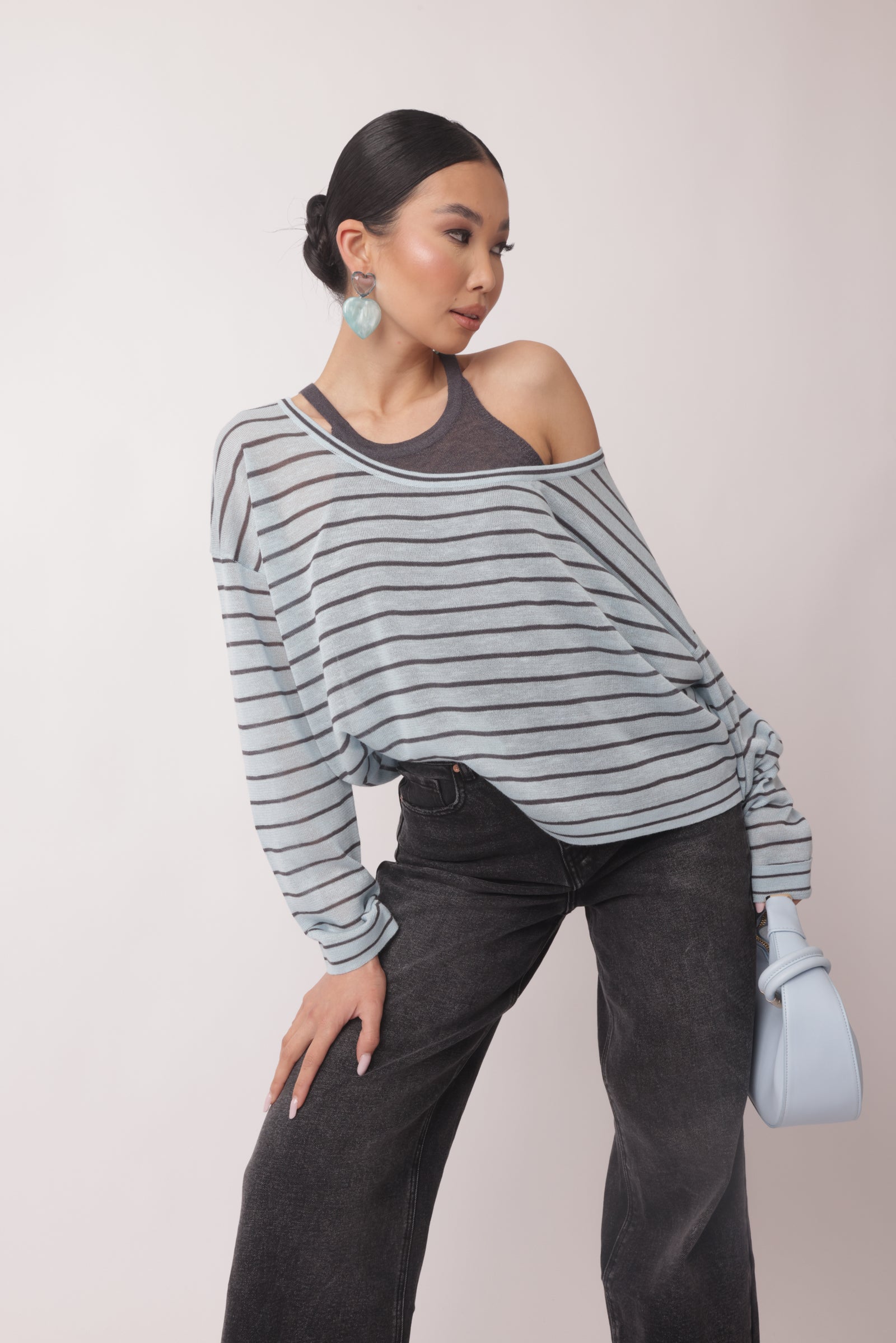Maglia Sofia Celeste