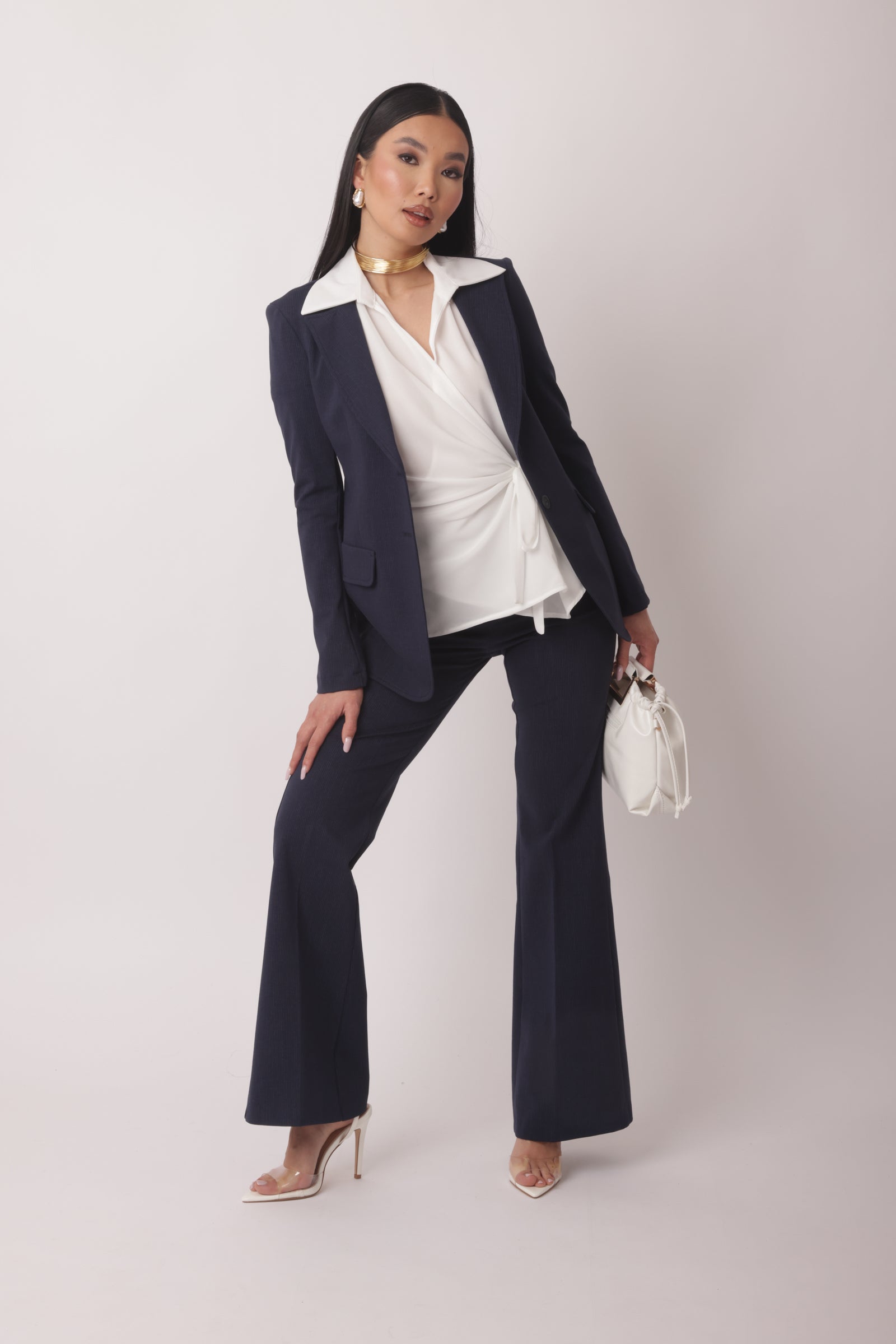 Pantalone Zampa Vittoria Blu