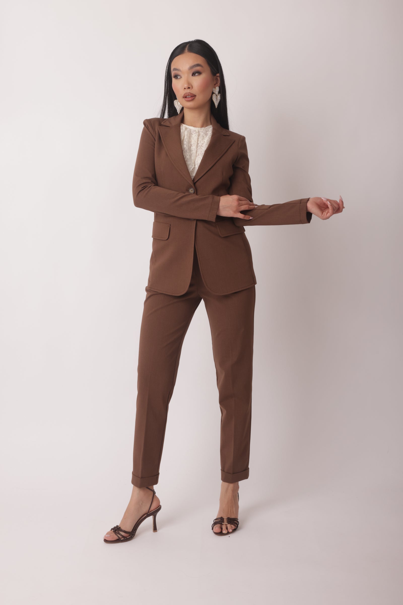 Pantalone Capri Vittoria Cacao