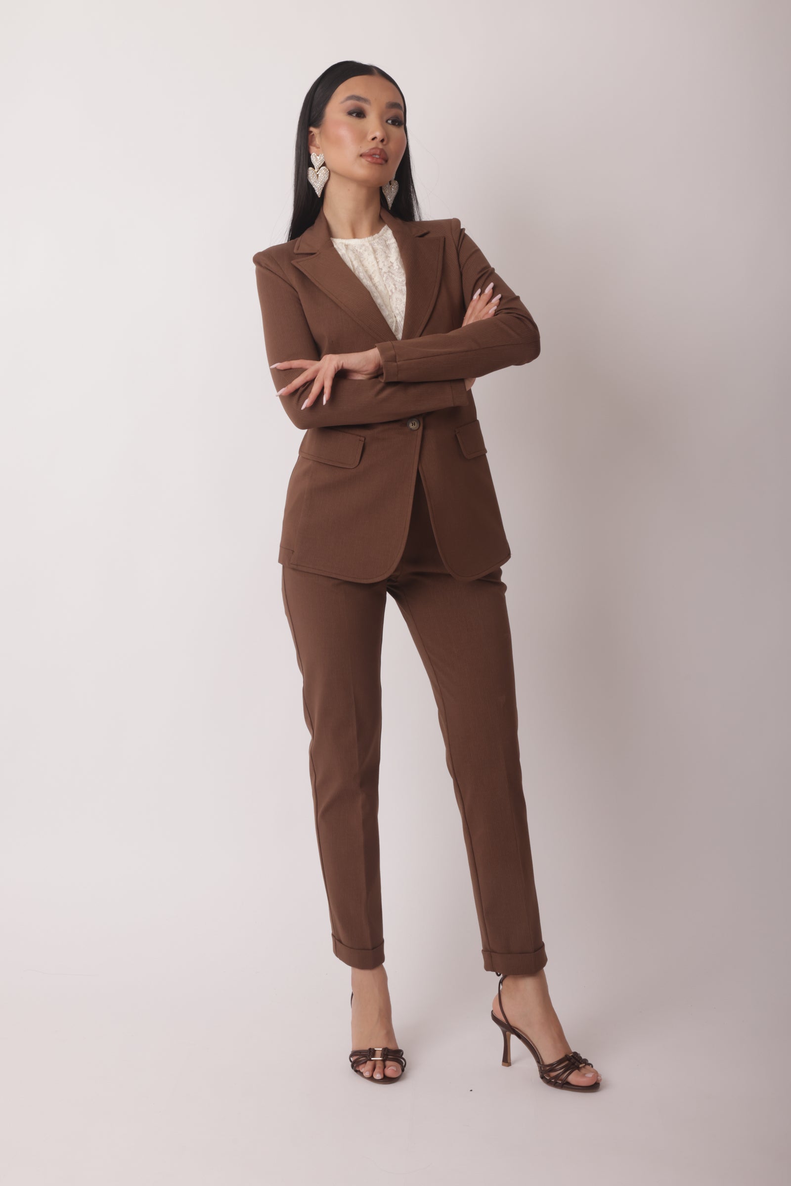 Pantalone Capri Vittoria Cacao