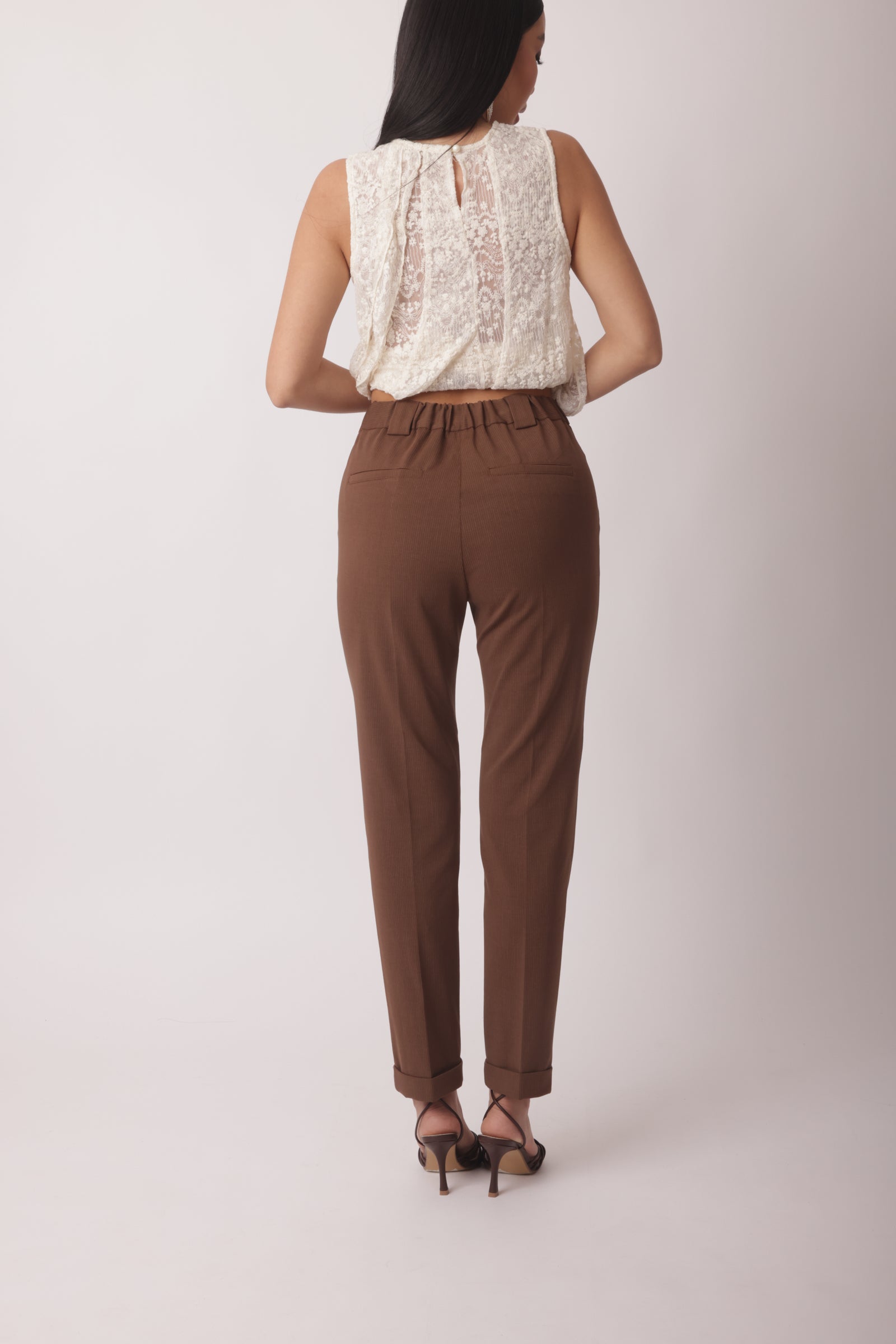 Pantalone Capri Vittoria Cacao