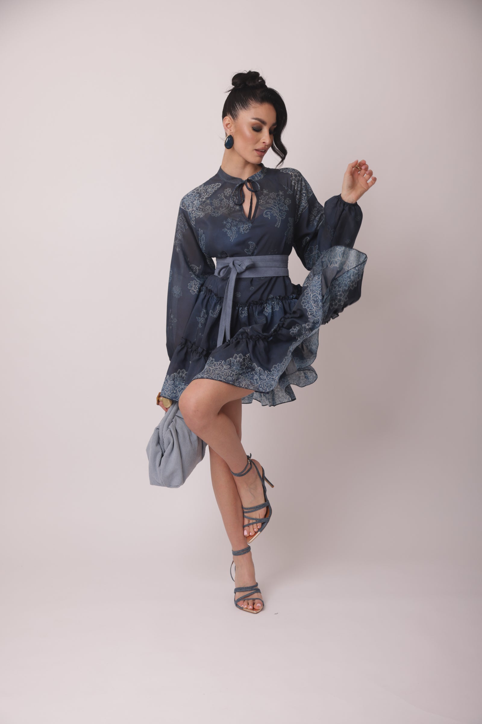 Abito Nancy blu|Colore:Blu