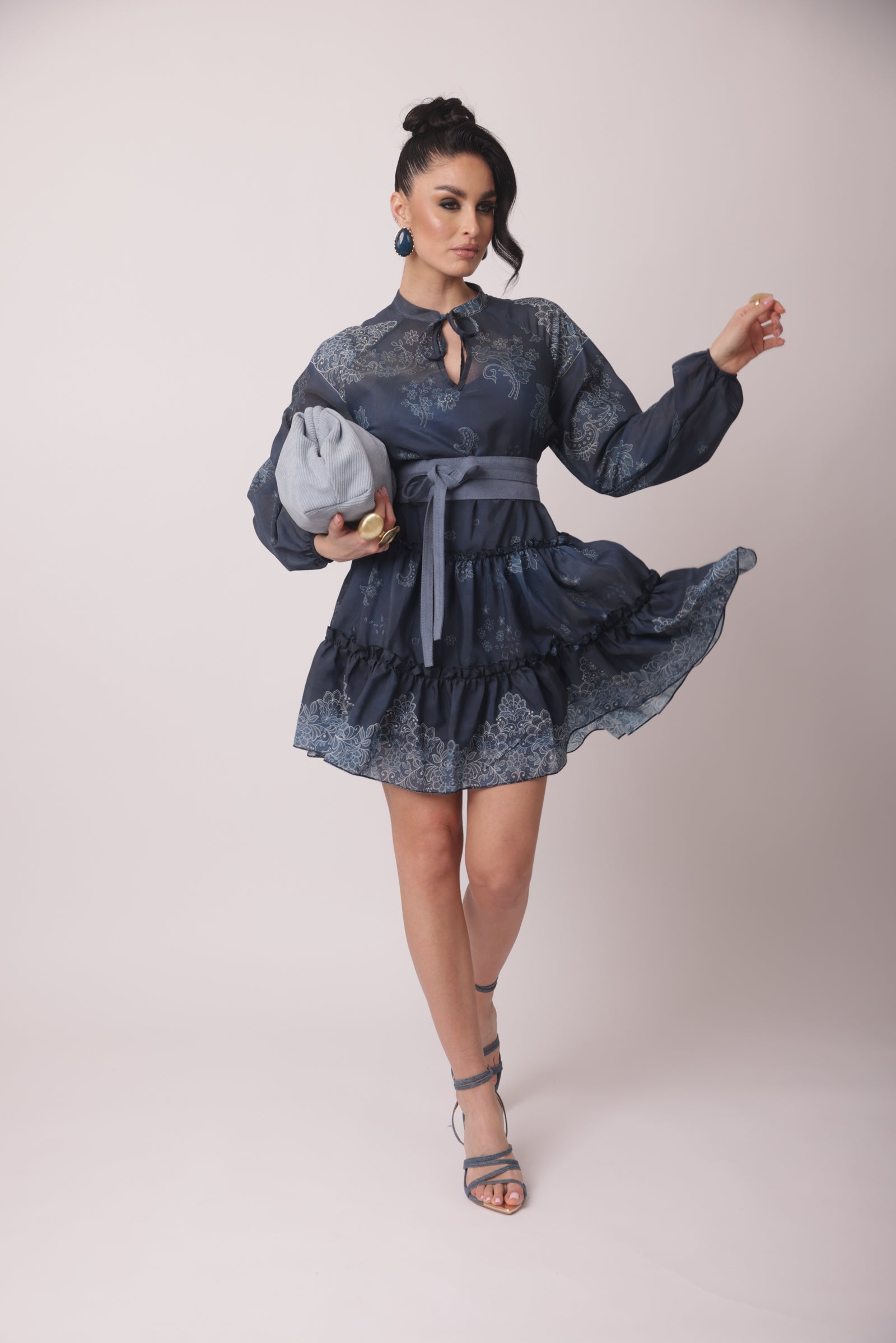Abito Nancy blu|Colore:Blu