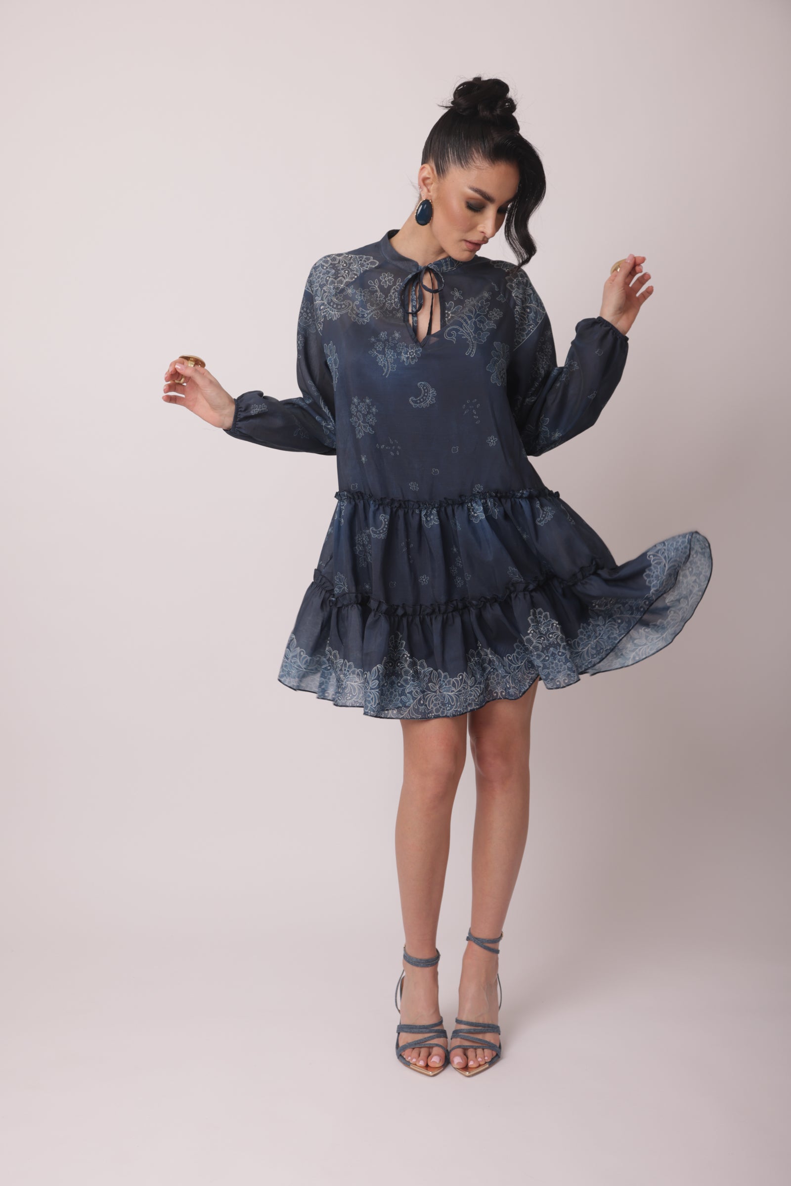 Abito Nancy blu|Colore:Blu