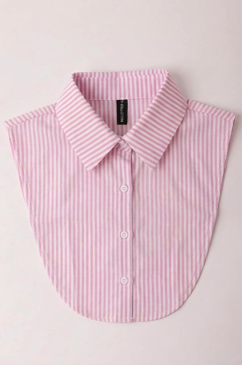 Colletto Righe rosa|Colore:Rosa