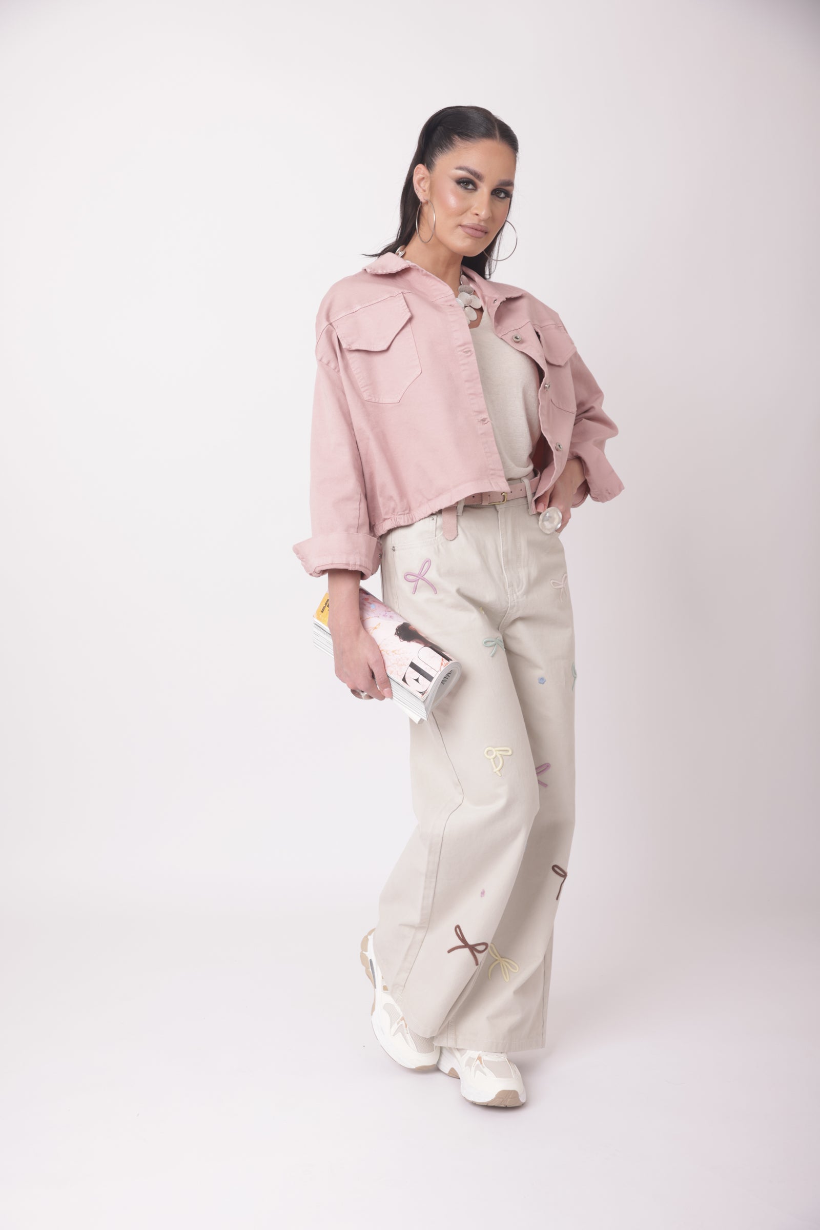 Pantalone Fiocchi beige chiaro|Colore:Beige chiaro