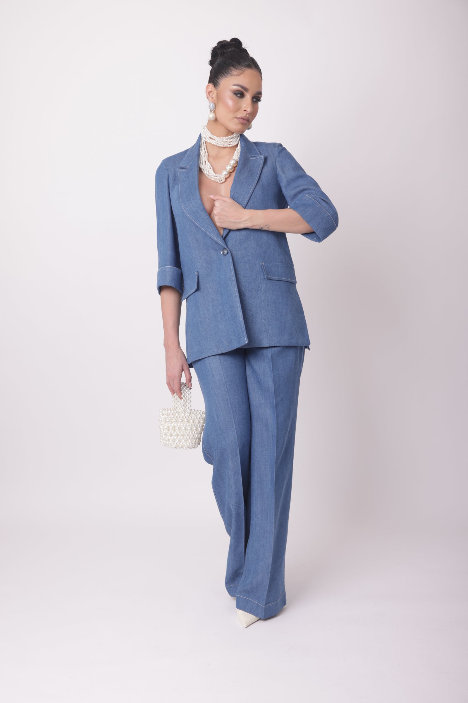 Pantalone Taylor denim|Colore:Denim