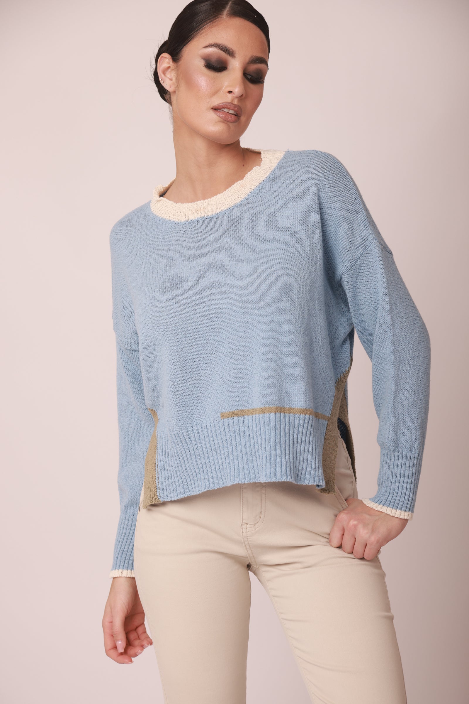 Pull Filo Amanda avion|Colore:Avion