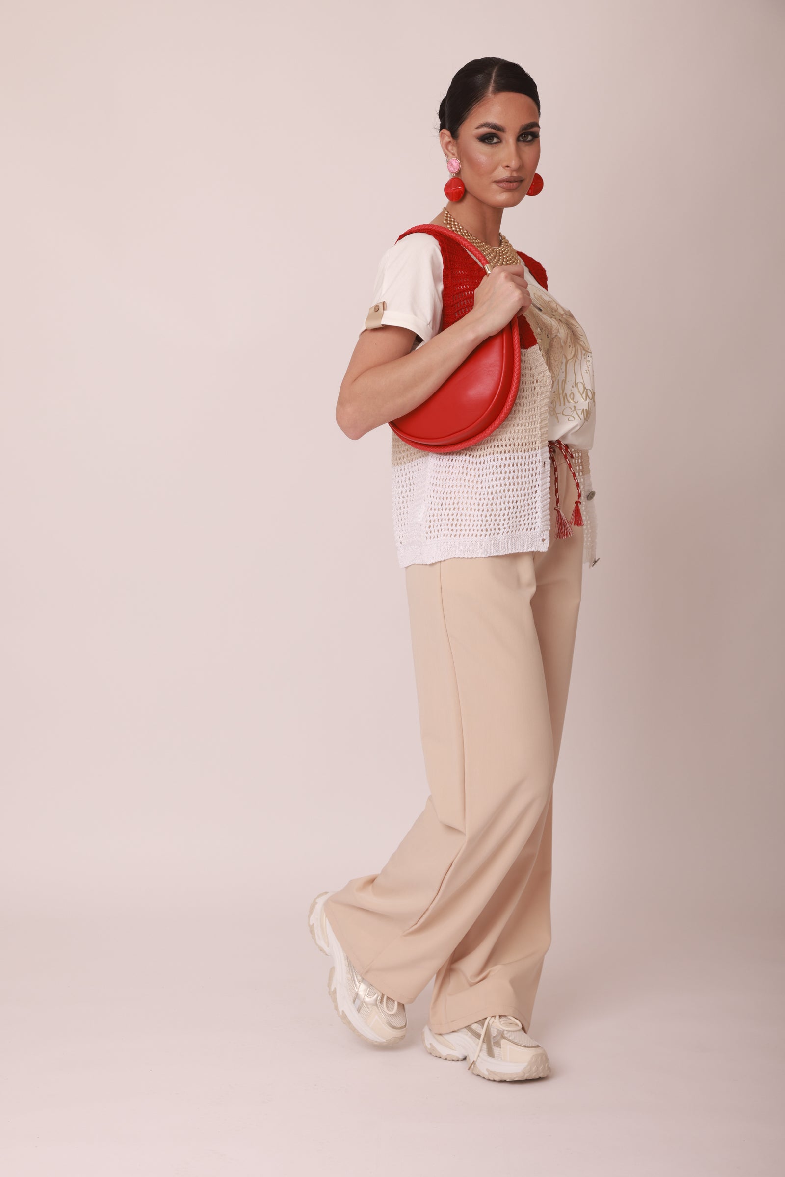 Pantalone Tessa beige chiaro|Colore:Beige chiaro