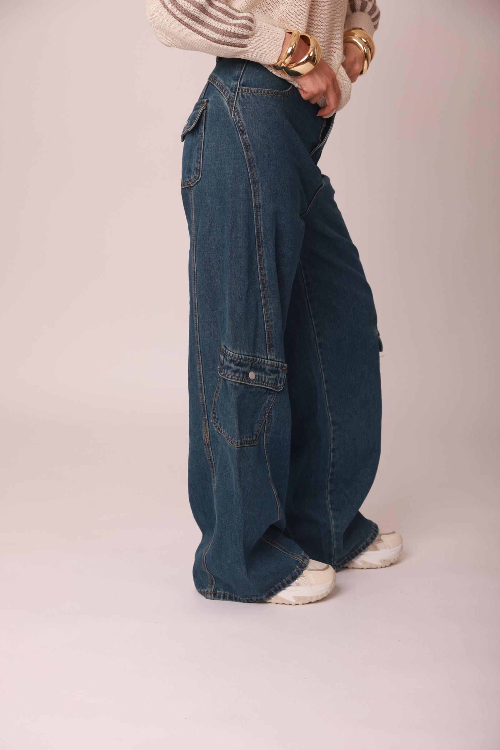 Jeans Cravatta denim|Colore:Denim