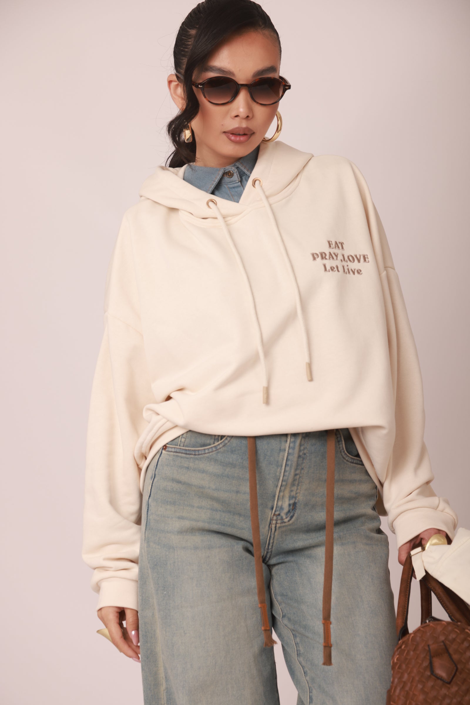 Felpa Live beige|Colore:Beige