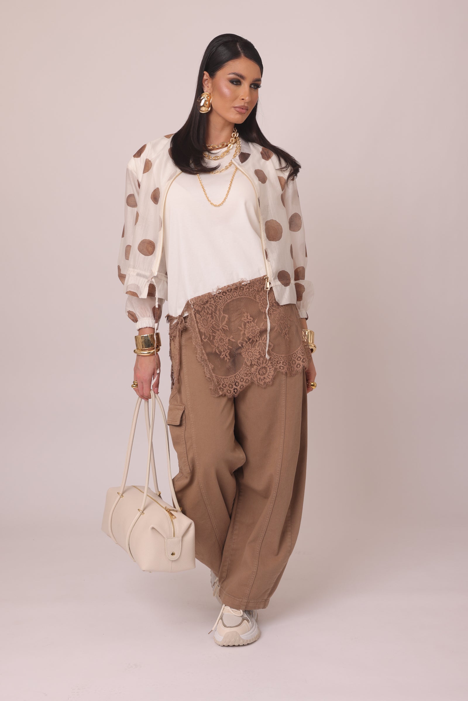 Pantalone Bamboo fango|Colore:Fango