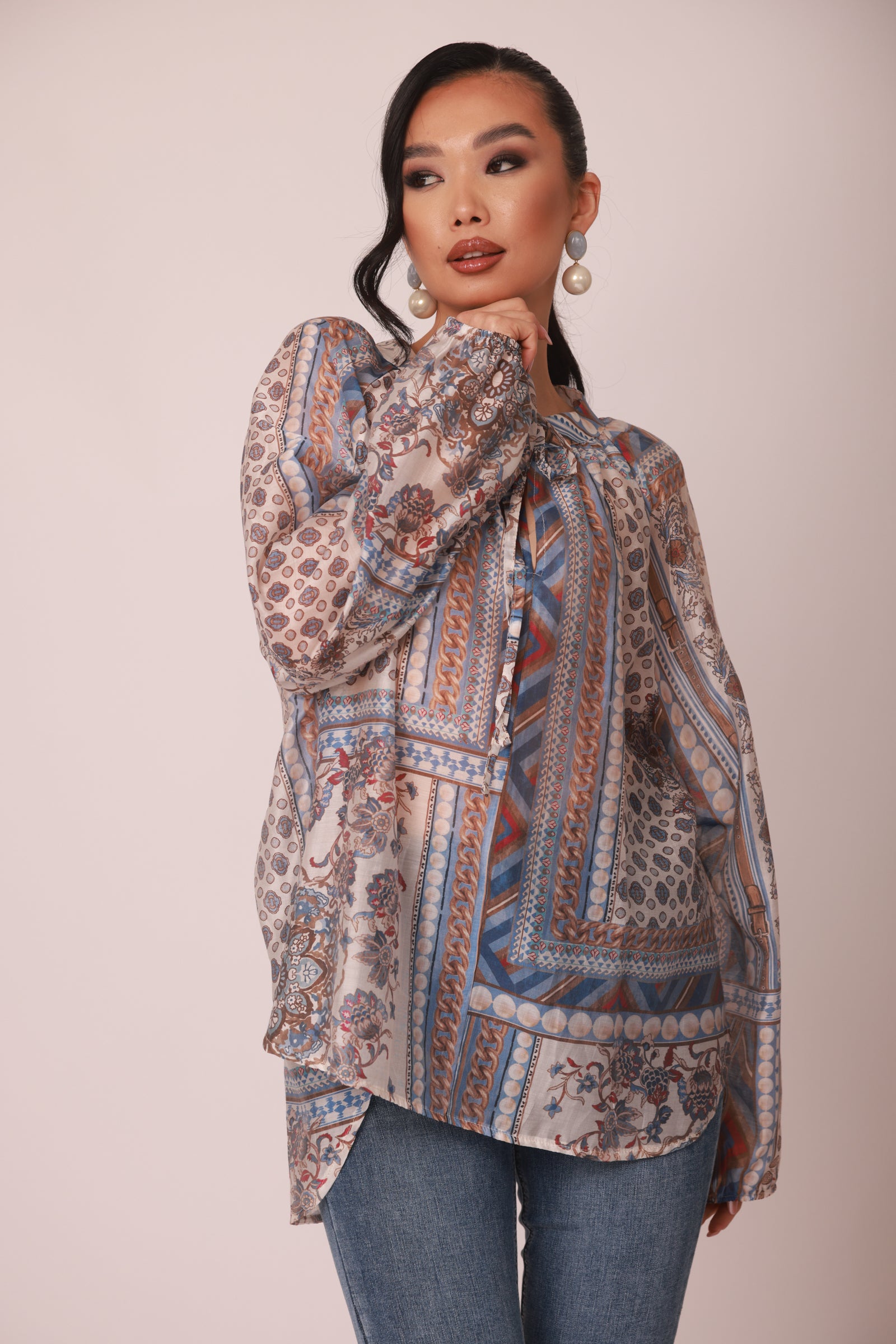 Blusa Maiori avion|Colore:Avion