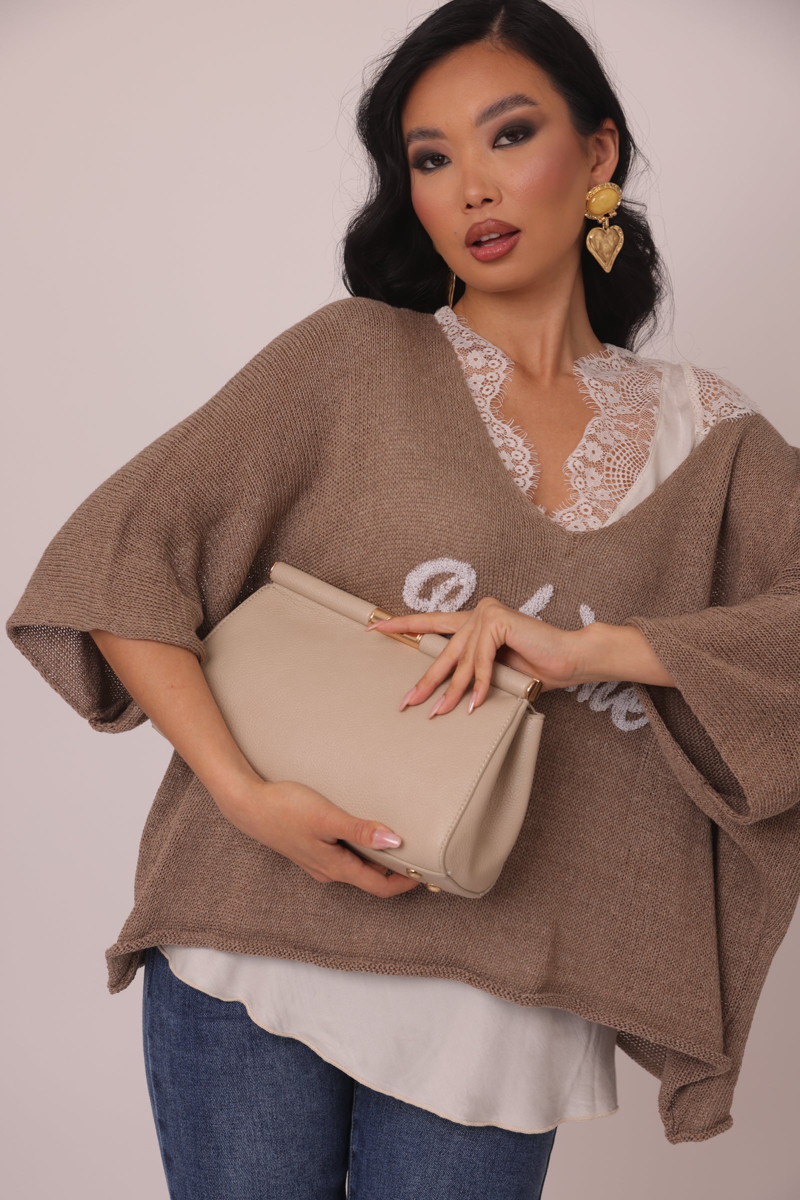 Maglia Boheme cacao|Colore:Cacao