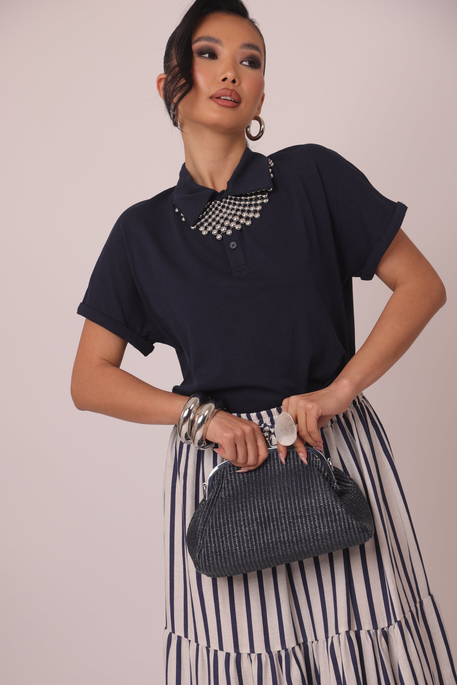 Polo Missy blu|Colore:Blu