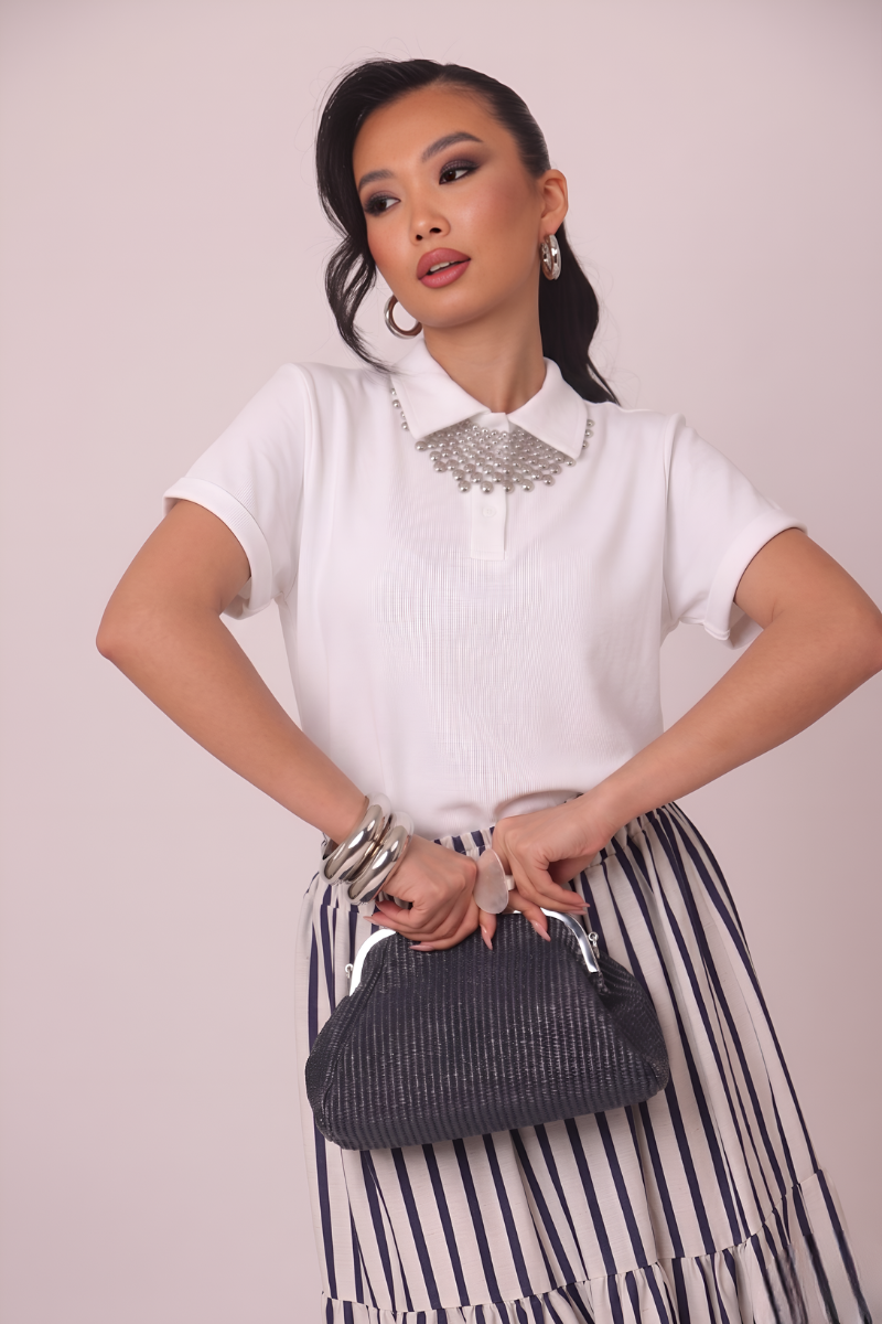 Polo Missy Bianco|Colore:Bianco