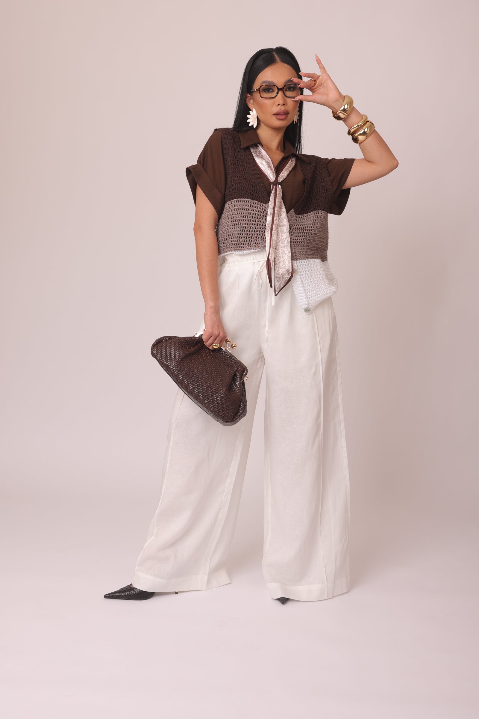 Pantalone Maiori bianco|Colore:Bianco