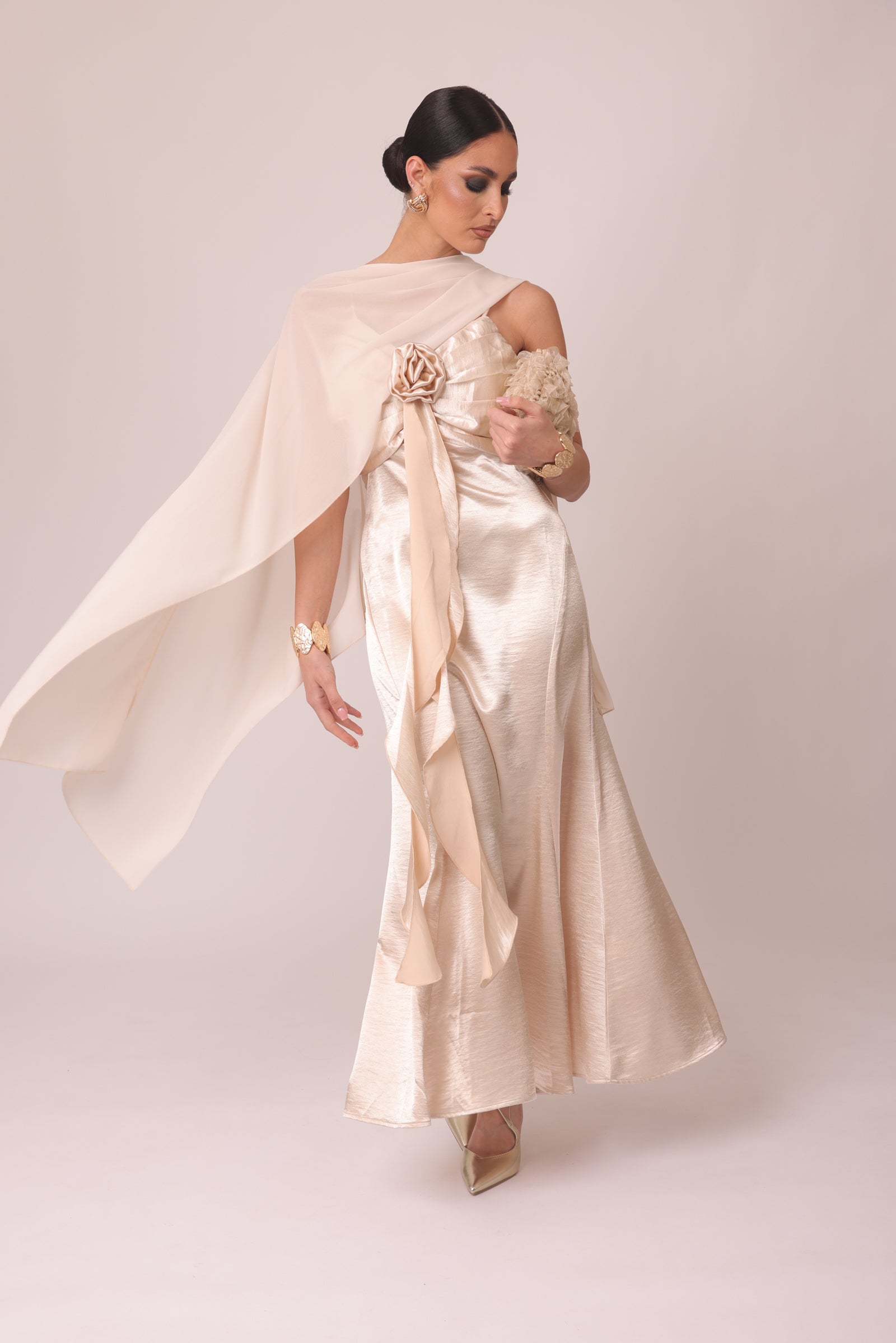 Abito Beautiful Firenze champagne|Colore:Champagne