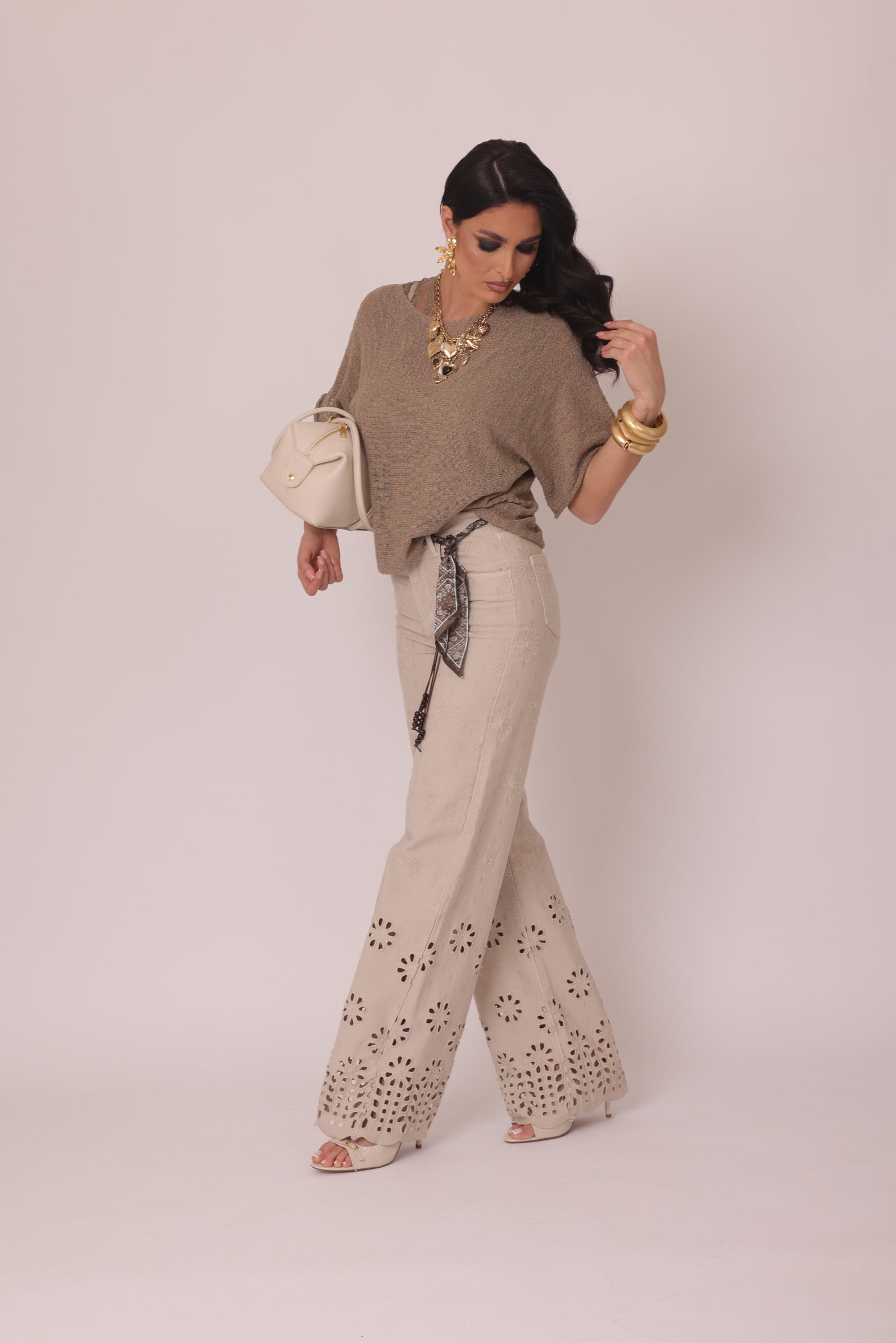 Pantalone Lulu beige|Colore:Beige